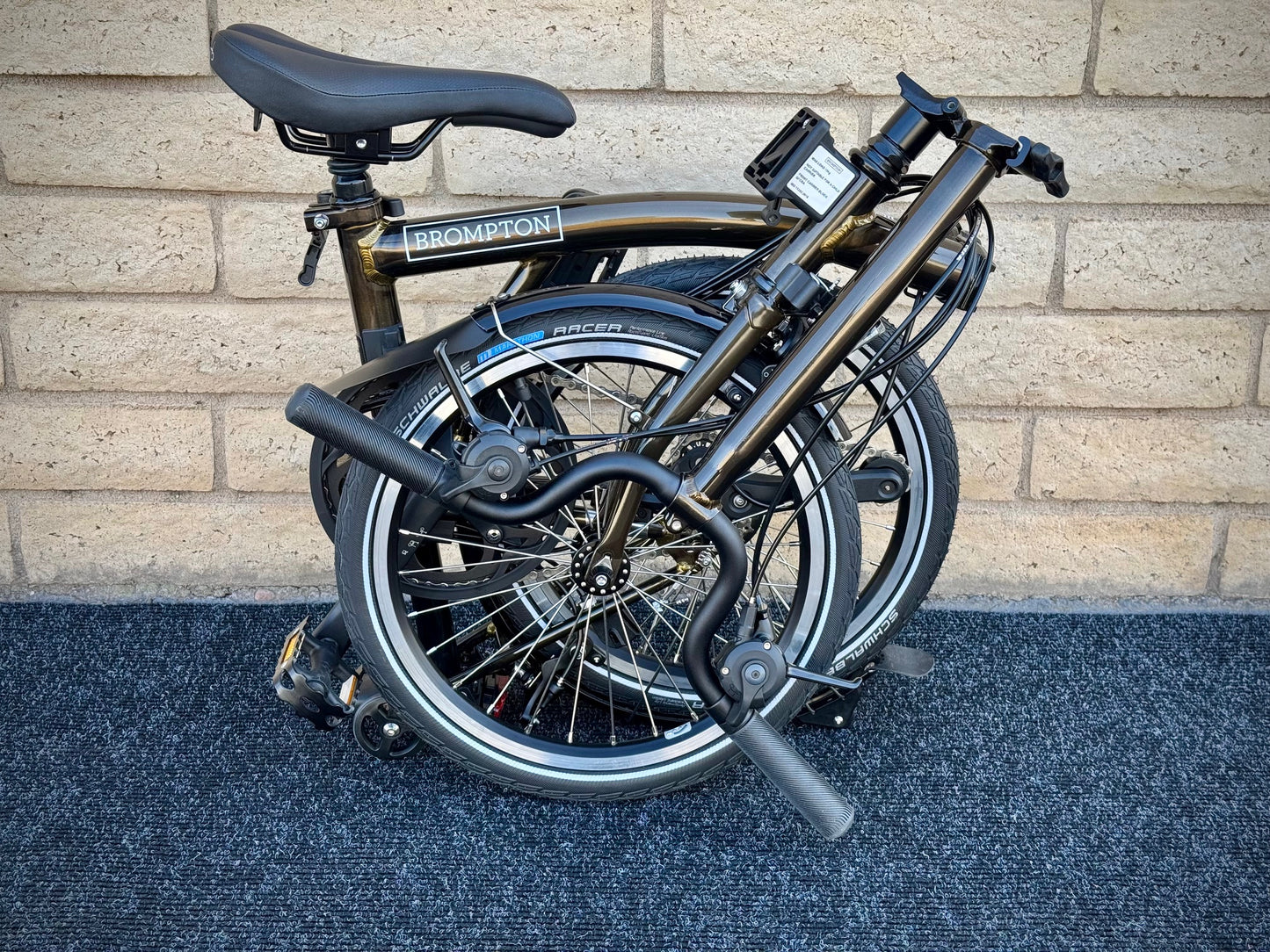 Brompton C Line 12-Speed High-HB Black Lacquer