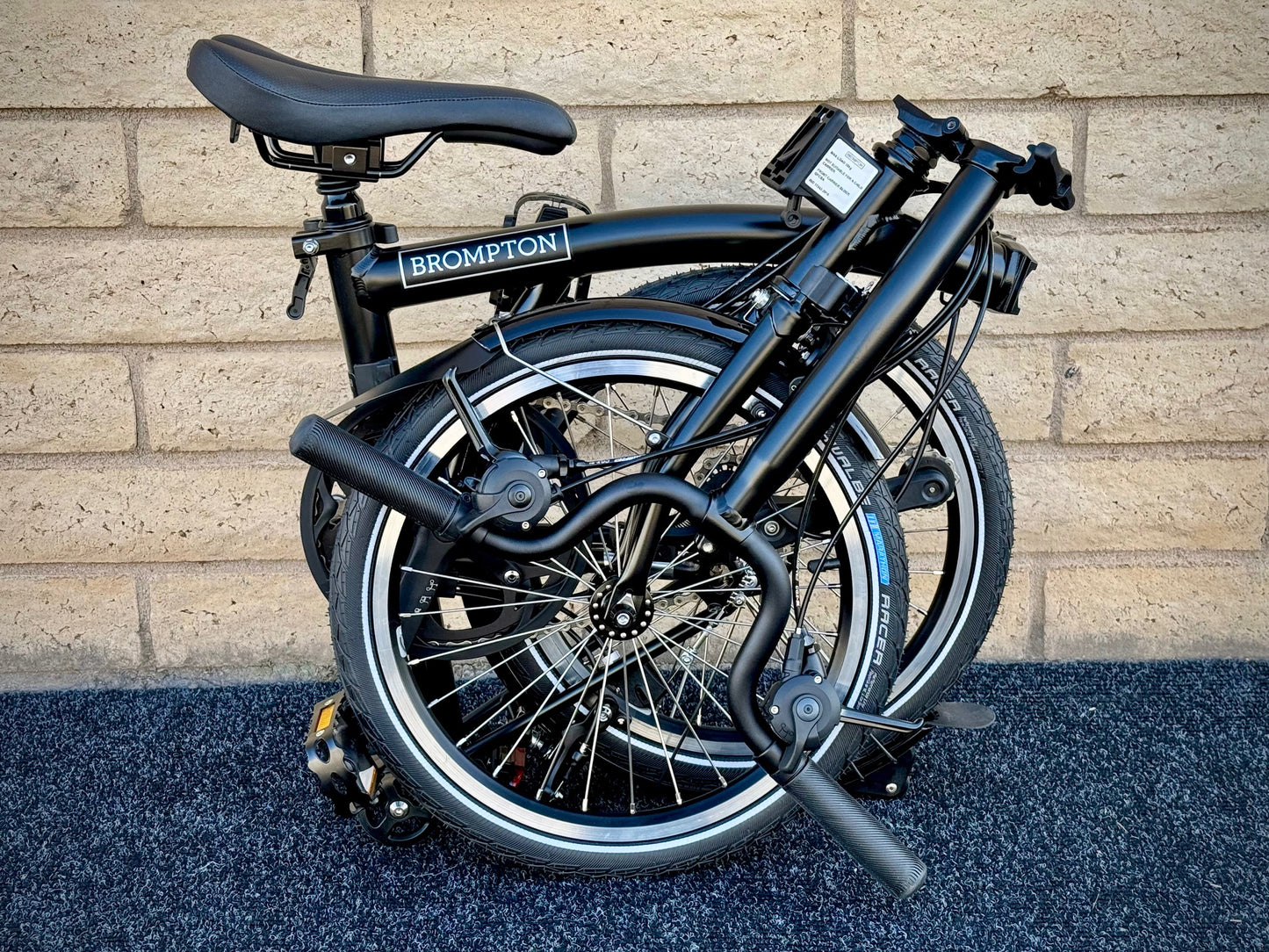 Brompton C Line 12-Speed Mid-HB All Black