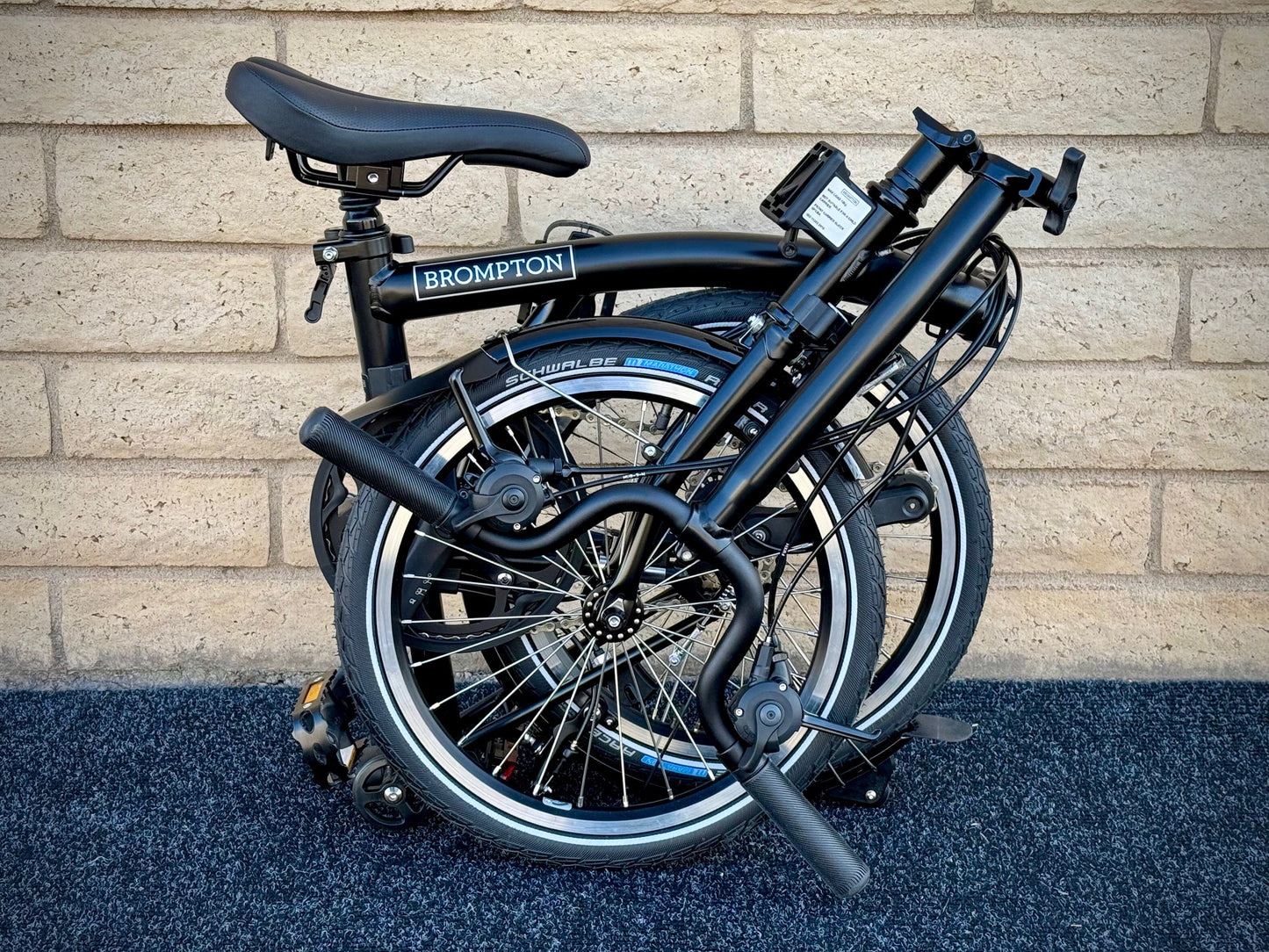 Brompton C Line 12-Speed High-HB All Black
