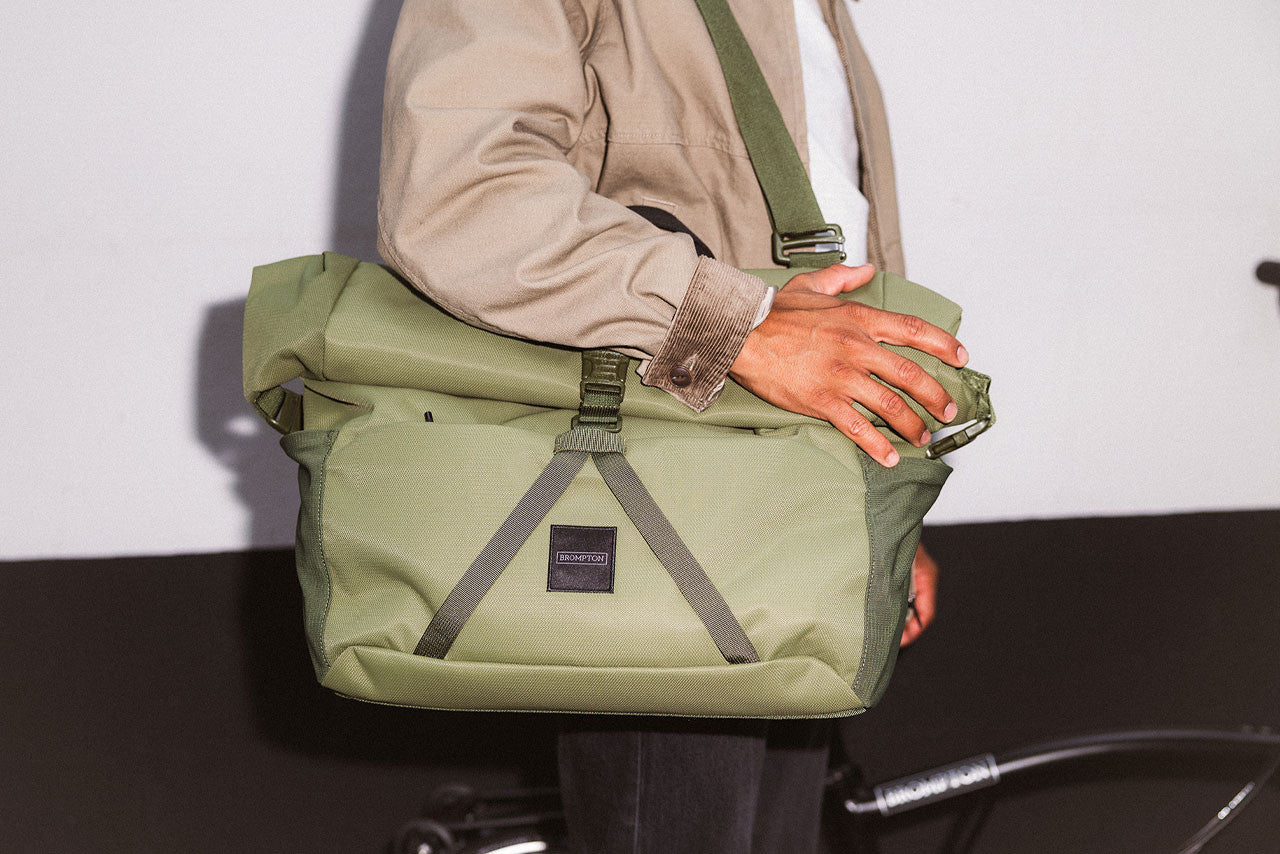 Brompton Rolltop Bag Large – PortaPedal Bike