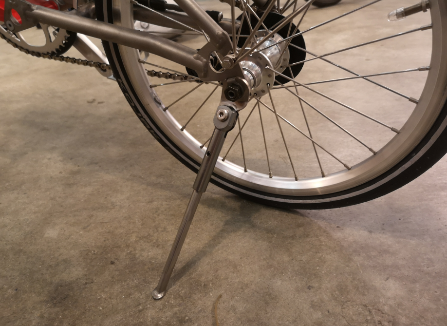 Brompton Kickstand Titanium+Alumium PortaPedal Bike