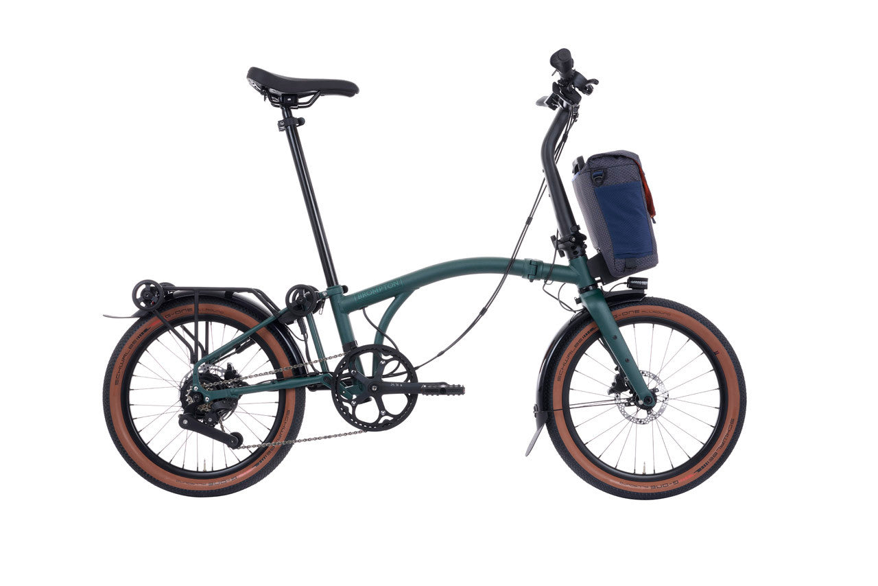 Brompton G Line ELECTRIC 4-Speed Forest Green IN STOCK NOW!