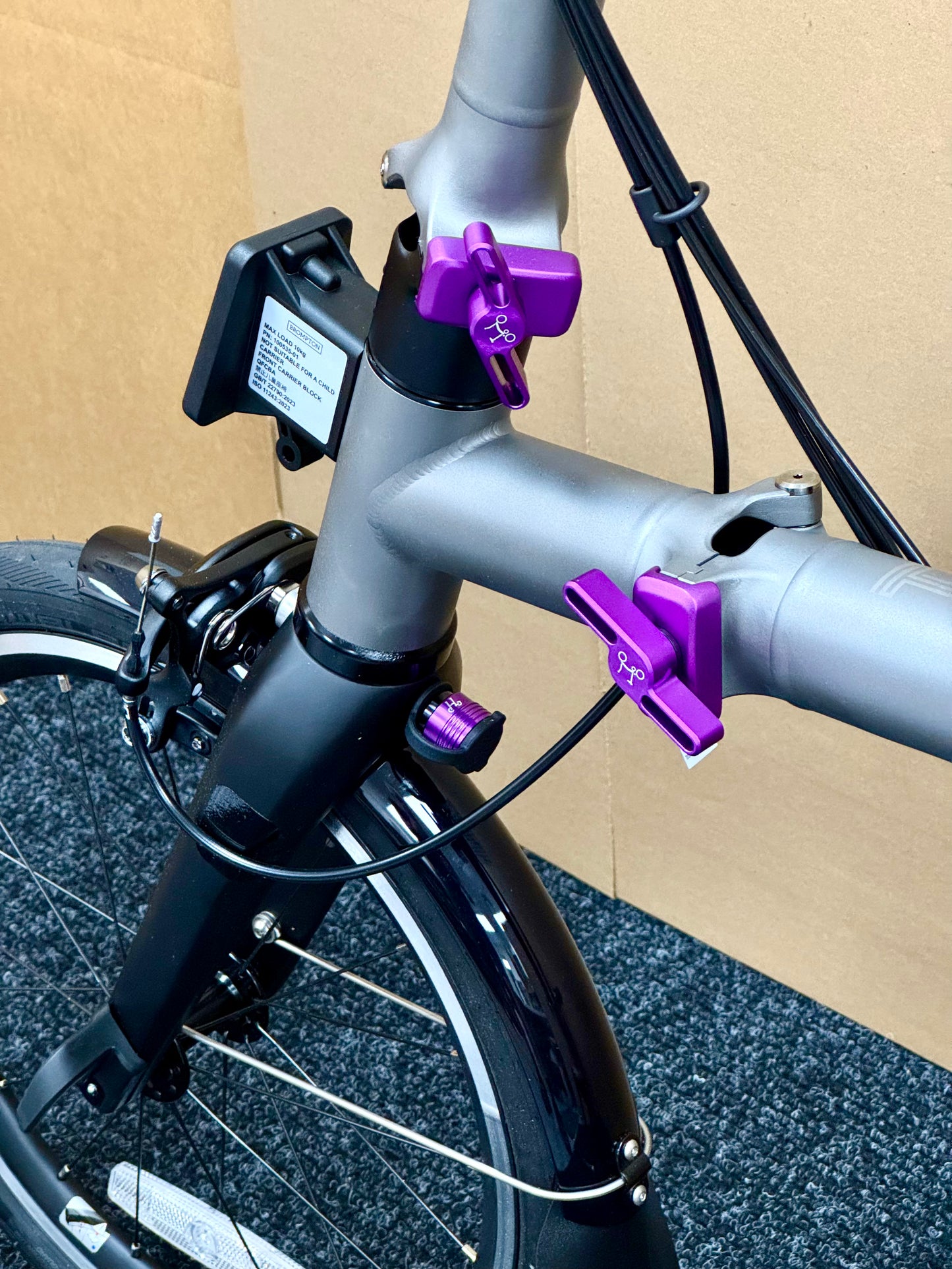 Brompton T Line 12-Speed Mid HB UPGRADED!