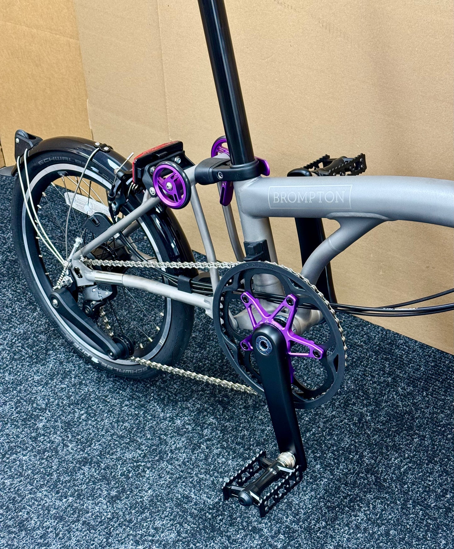 Brompton T Line 12-Speed Mid HB UPGRADED!