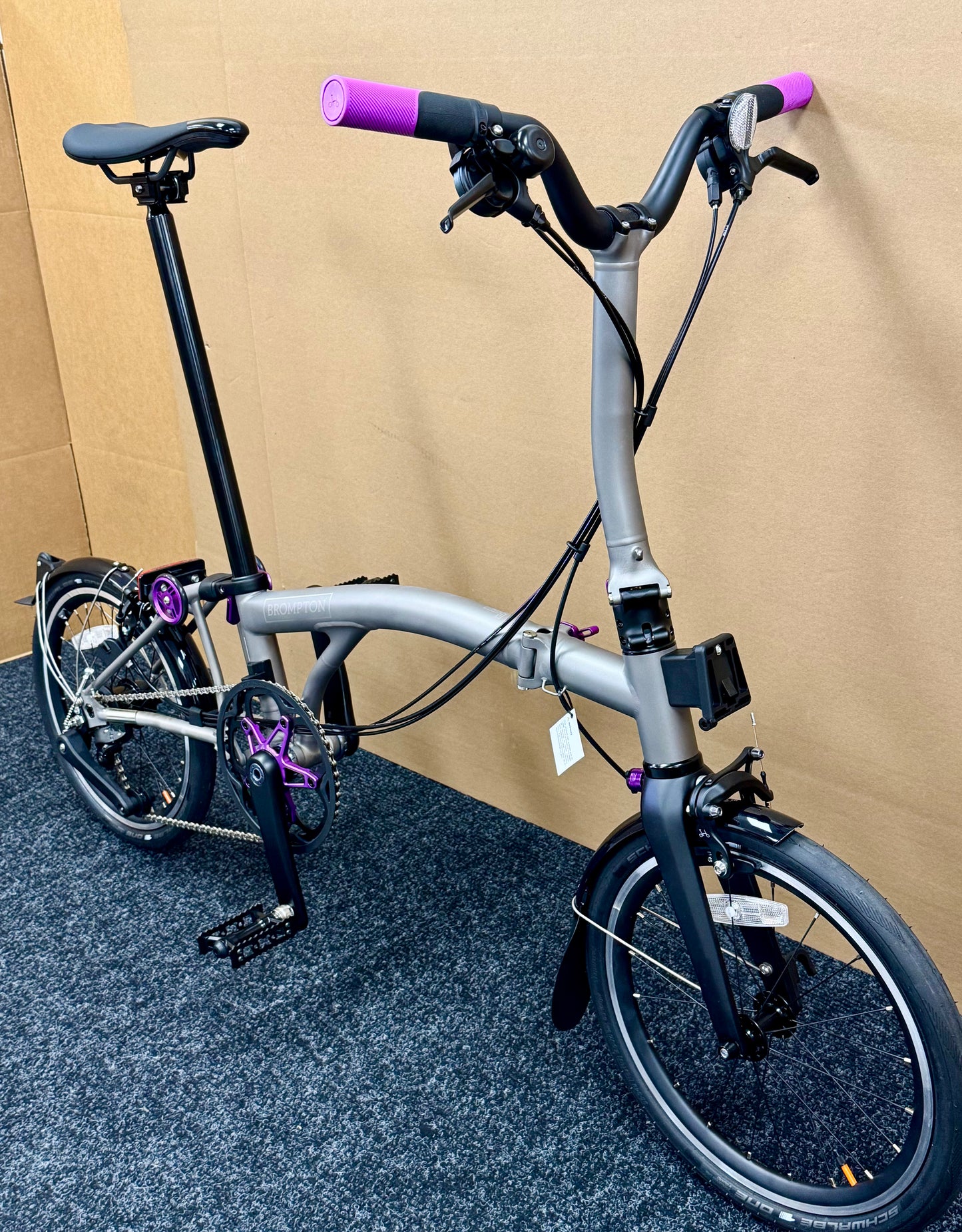 Brompton T Line 12-Speed Mid HB UPGRADED!