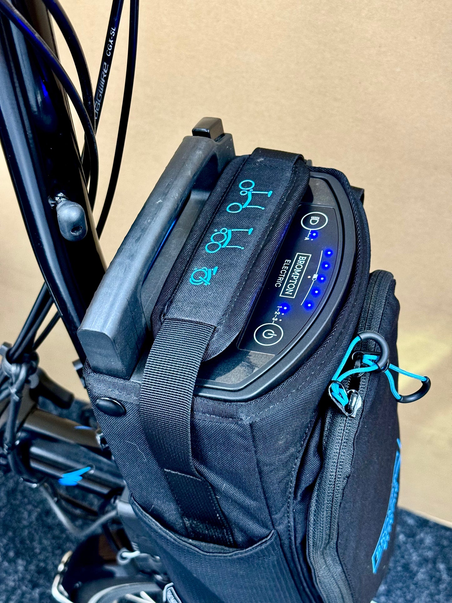 Brompton Pre-Owned High-HB 6-Speed Electric Bike All Black