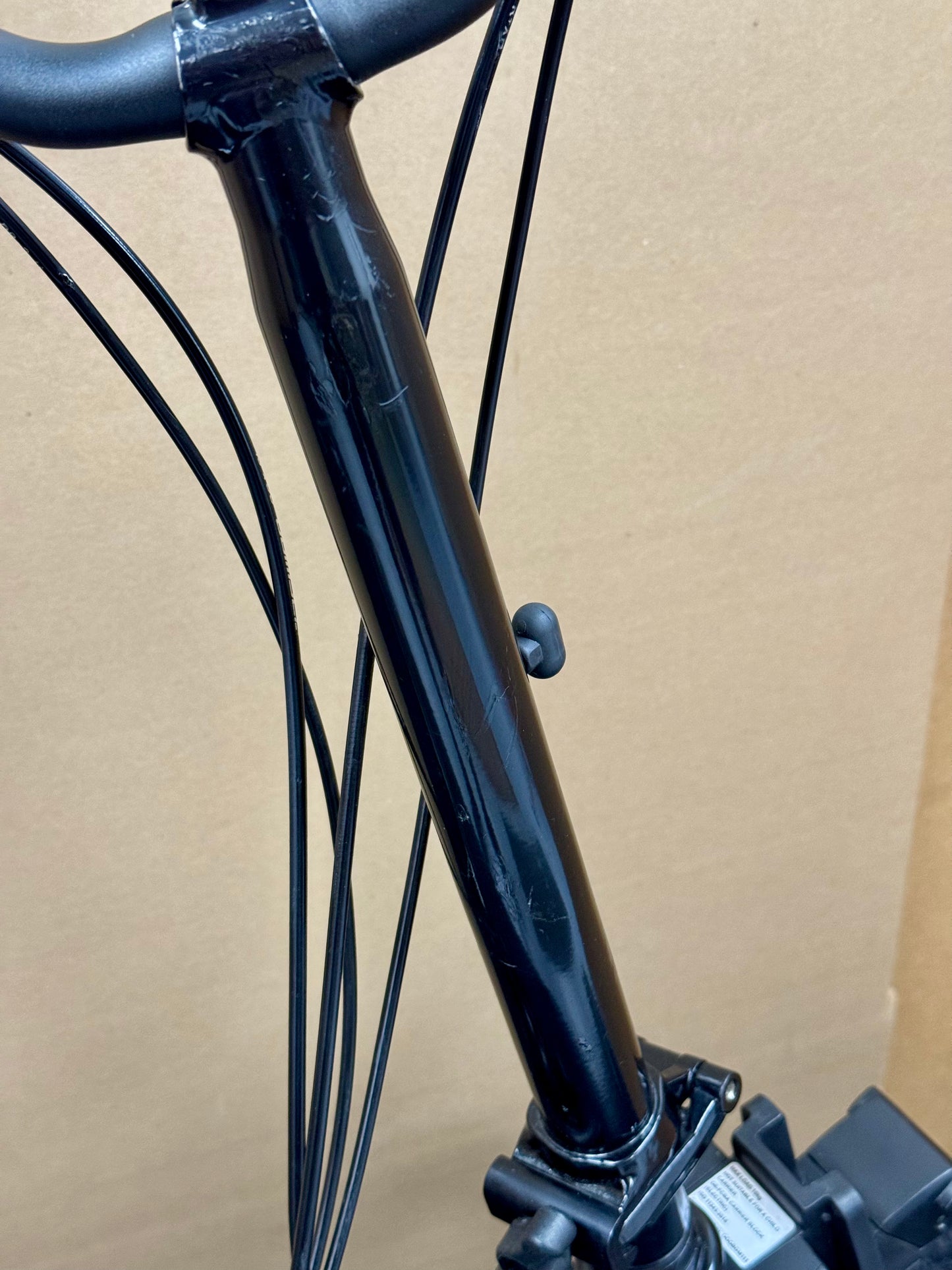 Brompton Pre-Owned High-HB 6-Speed Electric Bike All Black