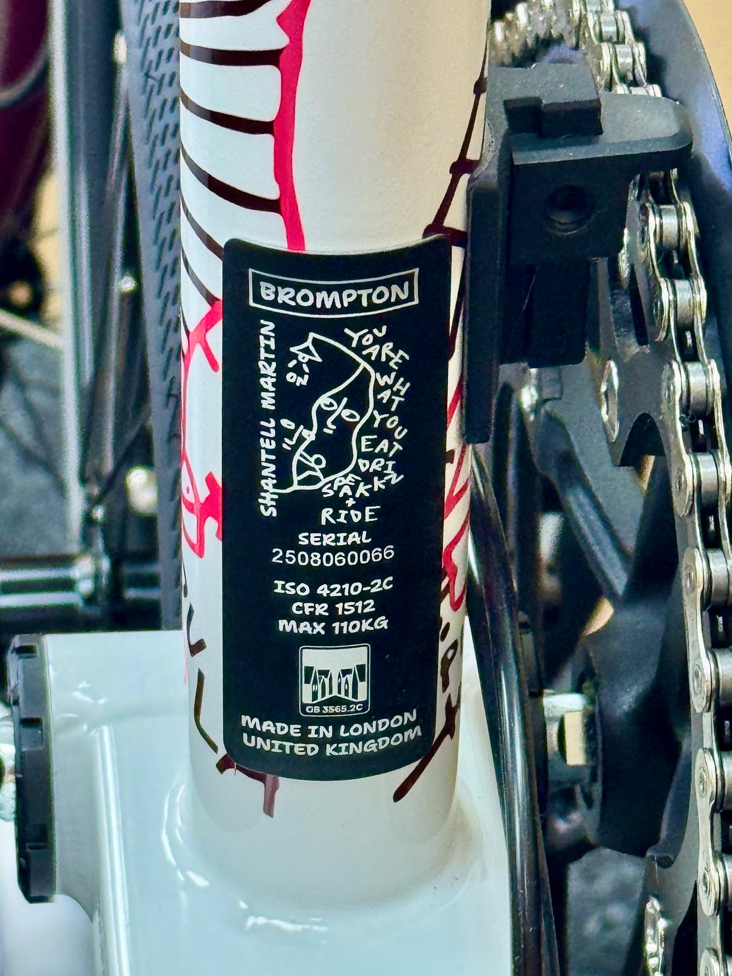 Brompton X Shantell Martin Special Edition V2