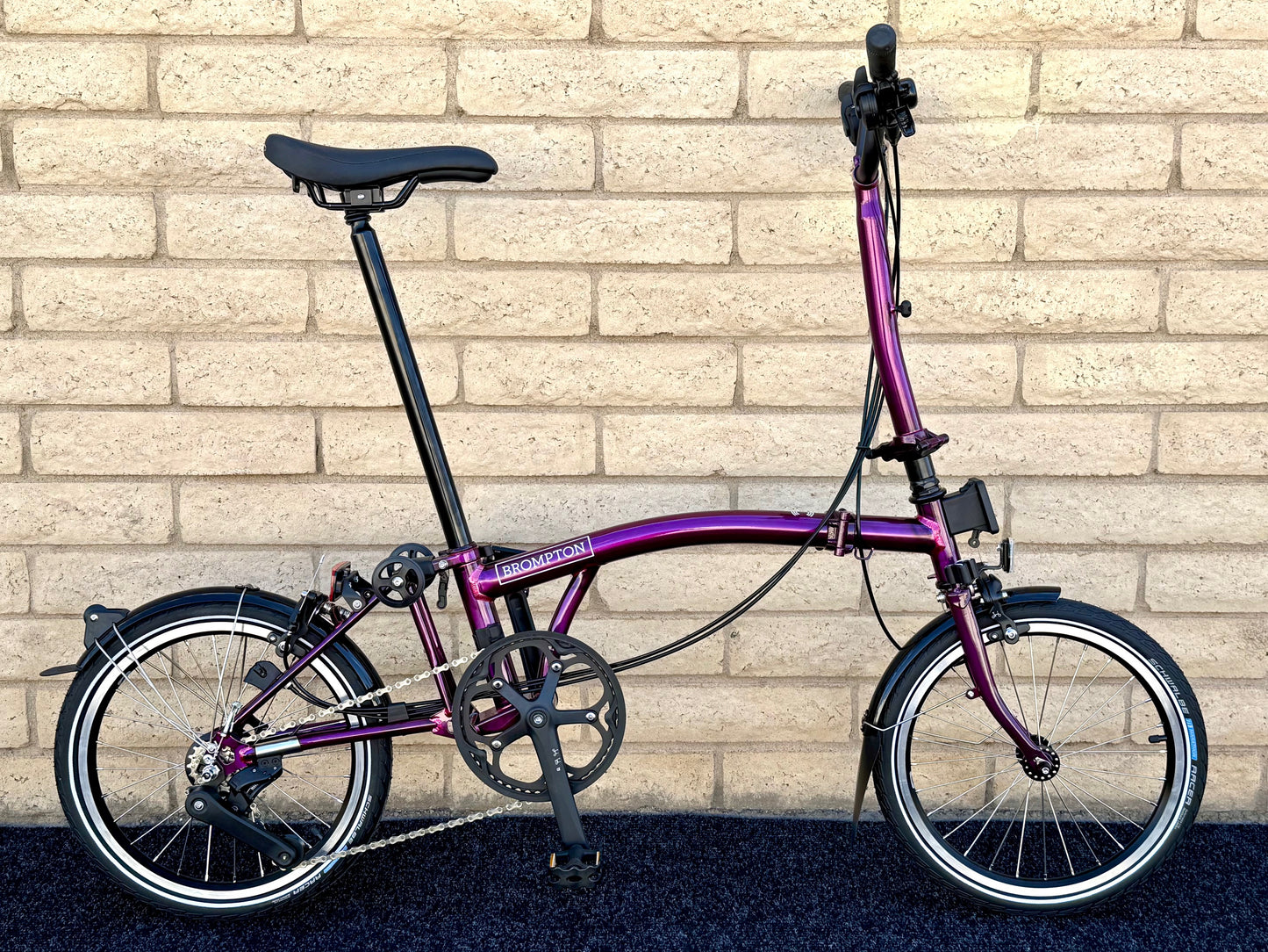 Brompton C Line High-HB Amethyst Lacquer "Mini-Marred"