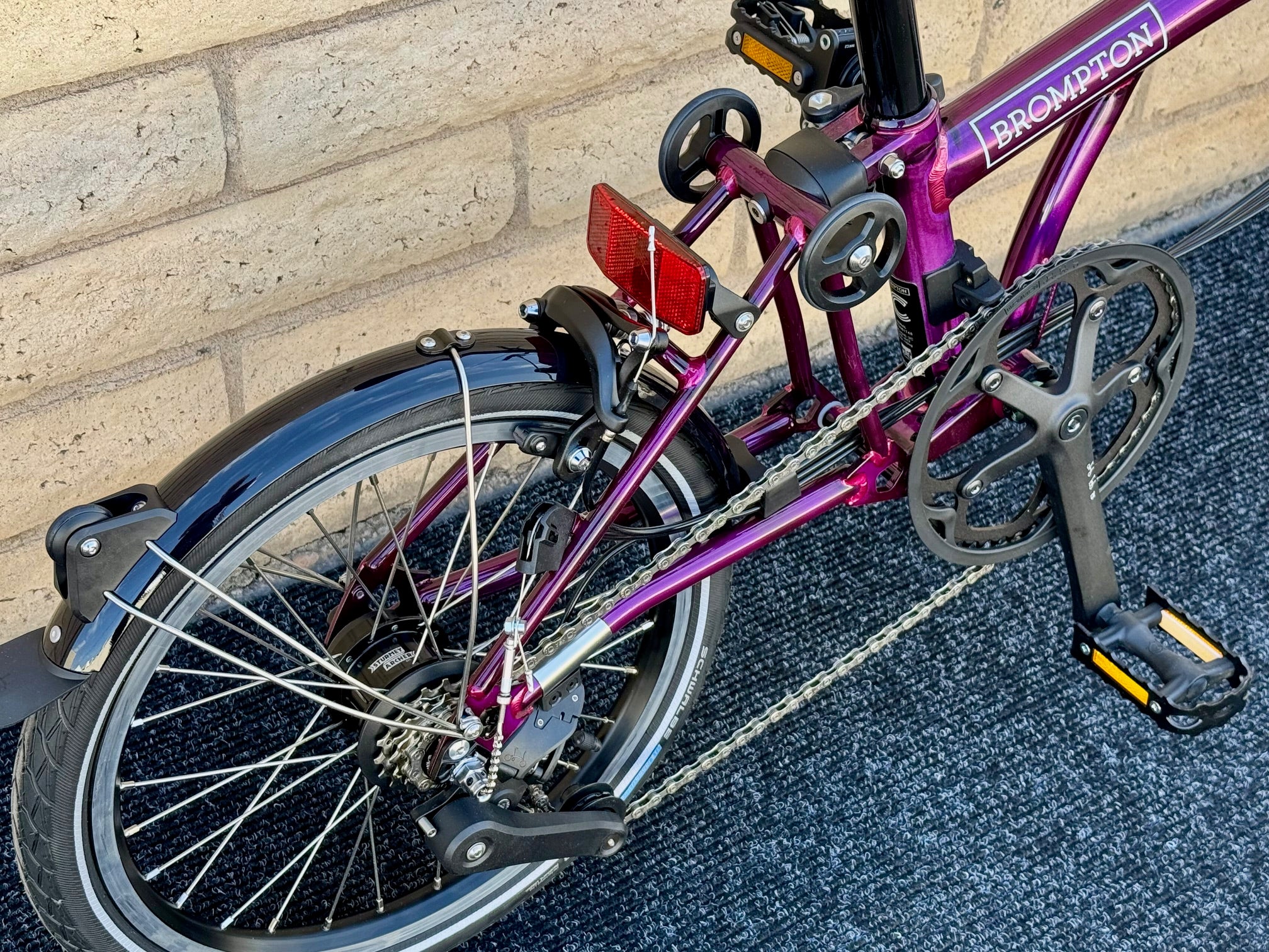 Brompton C Line High-HB Amethyst Lacquer 