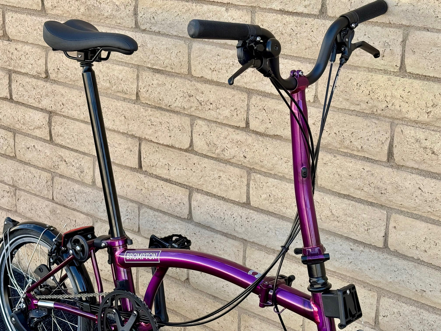 Brompton C Line High-HB Amethyst Lacquer "Mini-Marred"