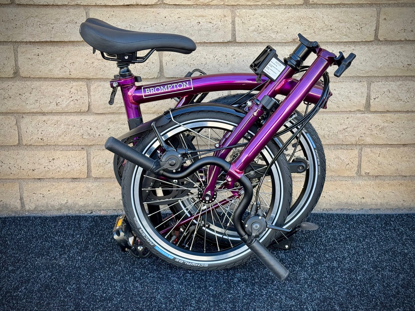 Brompton C Line High-HB Amethyst Lacquer "Mini-Marred"