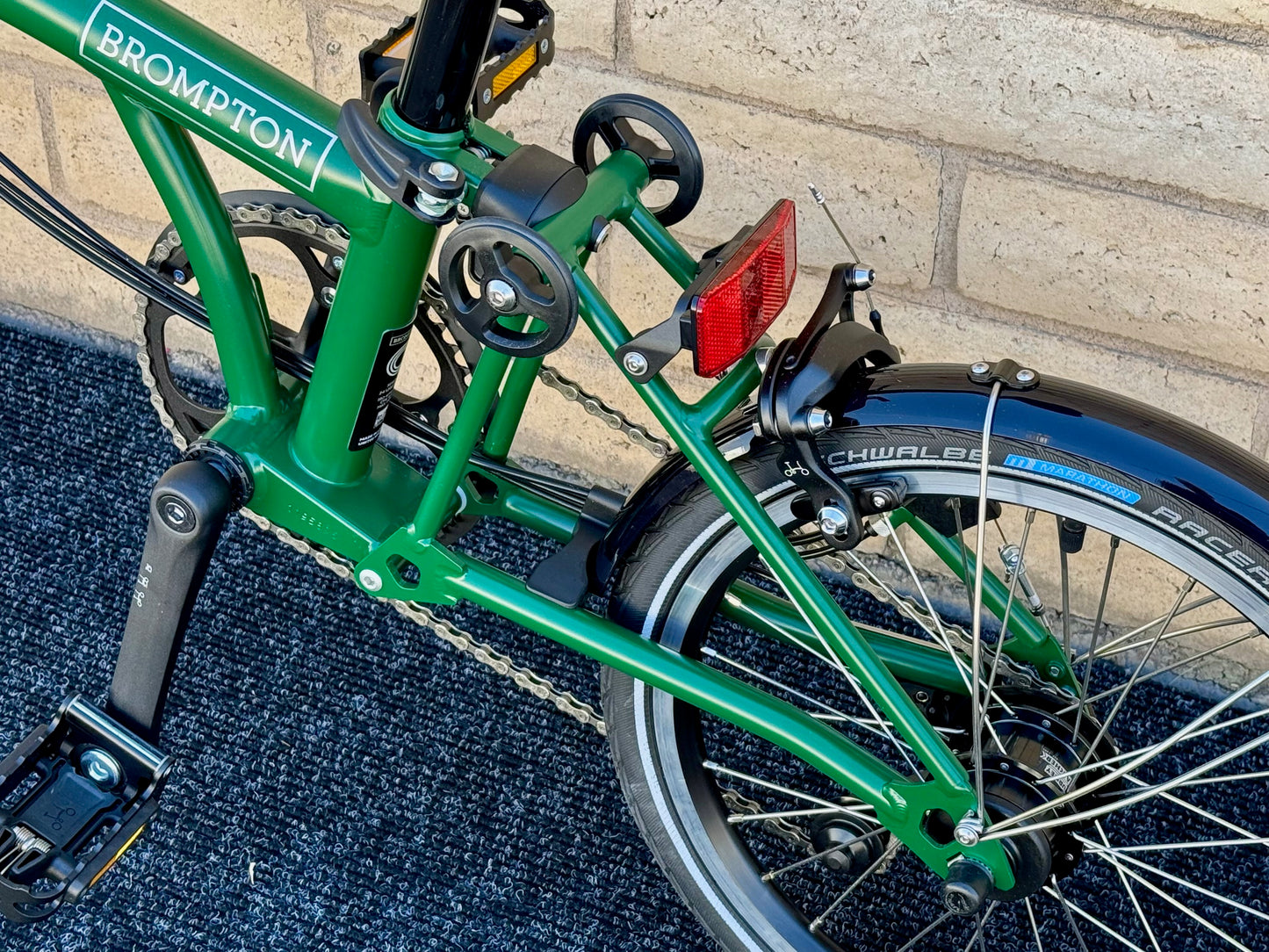 Brompton C-Line 12-Speed High-HB Racing Green