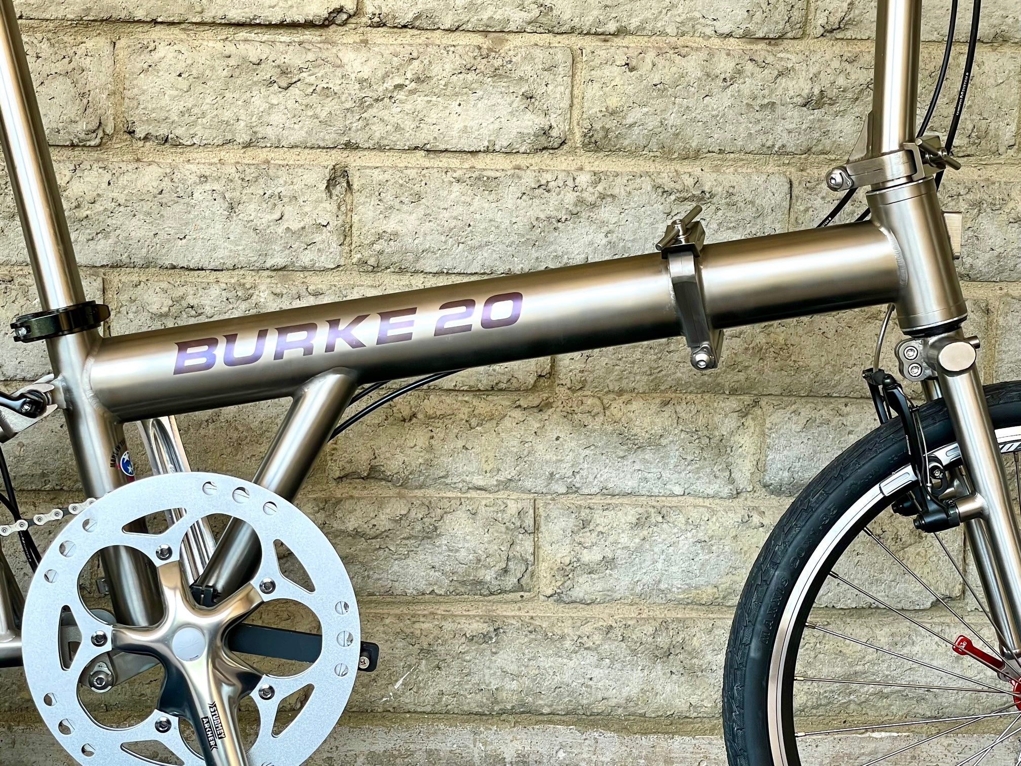 Burke 20 titanium folding hot sale bike