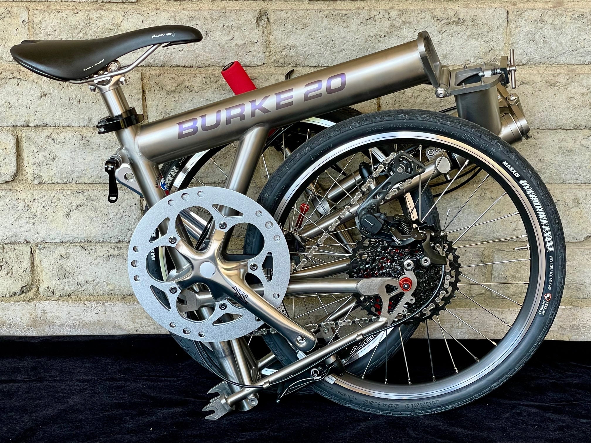 Burke 20 discount titanium folding bike