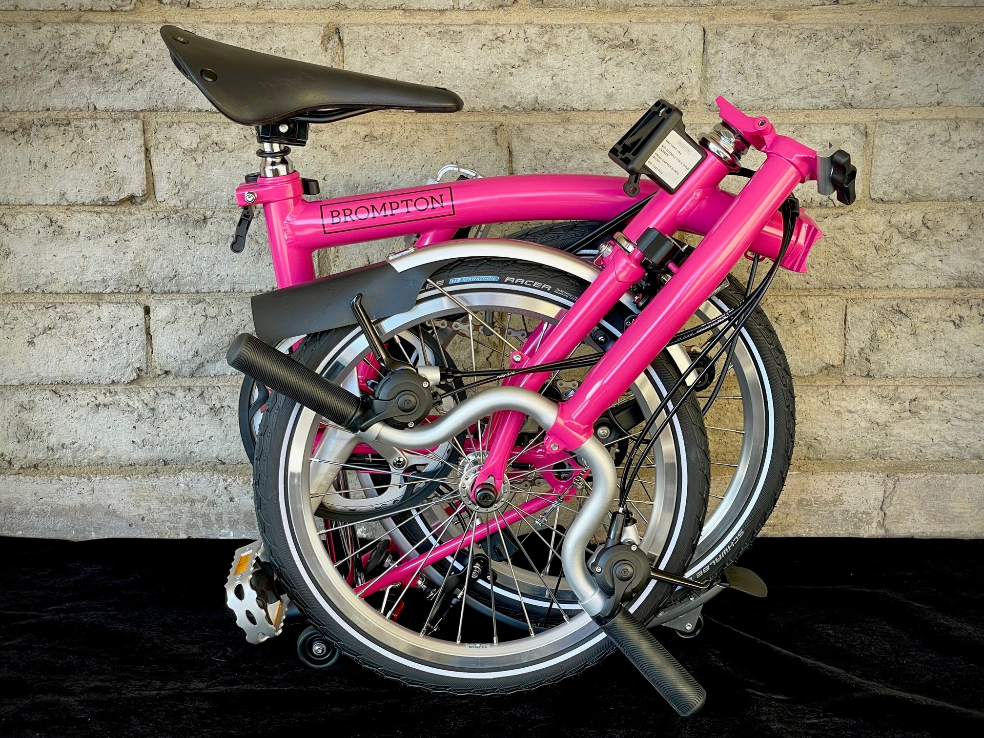 Brompton m6l hot pink new arrivals