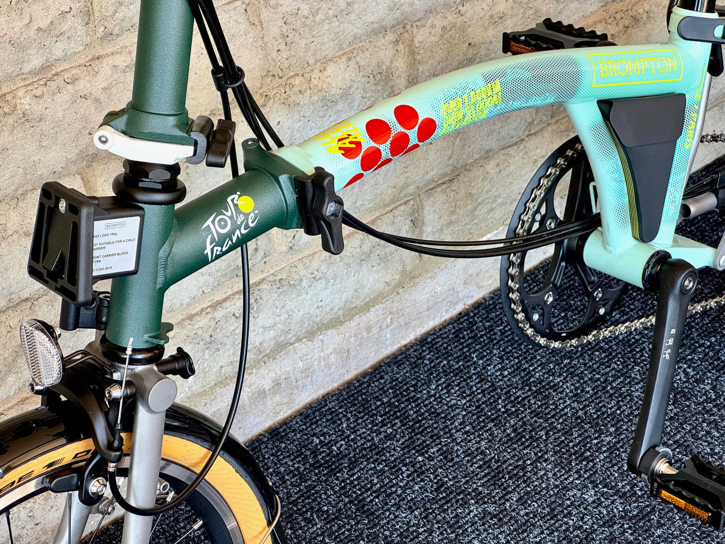 Brompton x Tour de France P-Line IN STOCK NOW!