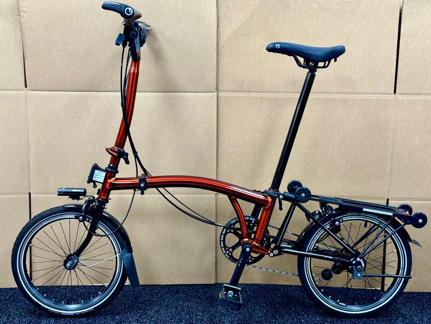 Brompton Pre-Owned High-HB 6 Speed Superlight Flame Lacquer