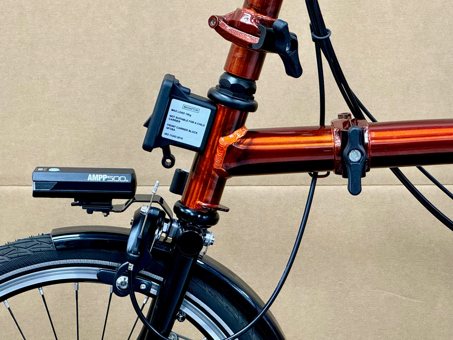 Brompton Pre-Owned High-HB 6 Speed Superlight Flame Lacquer