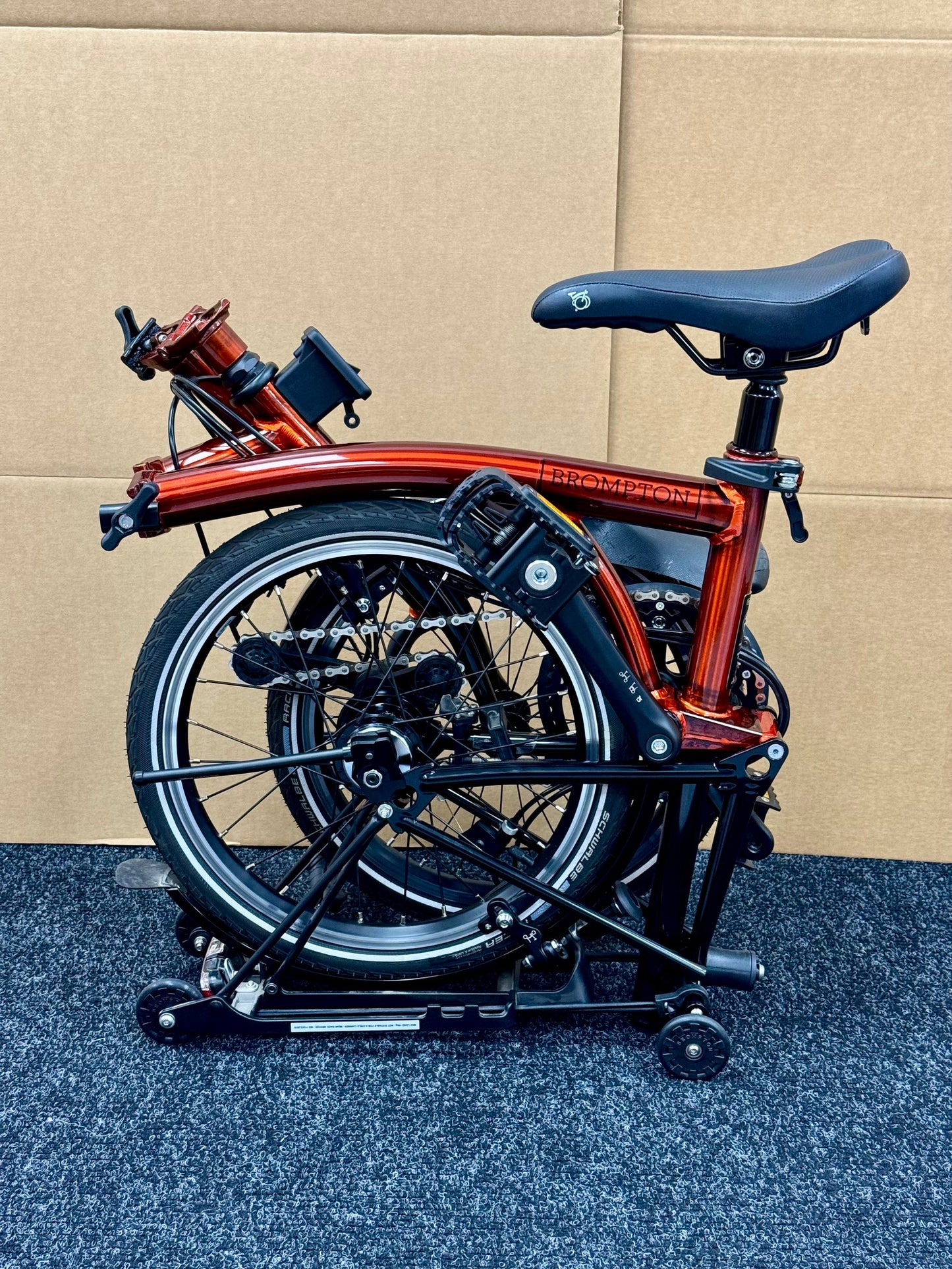Brompton Pre-Owned High-HB 6 Speed Superlight Flame Lacquer