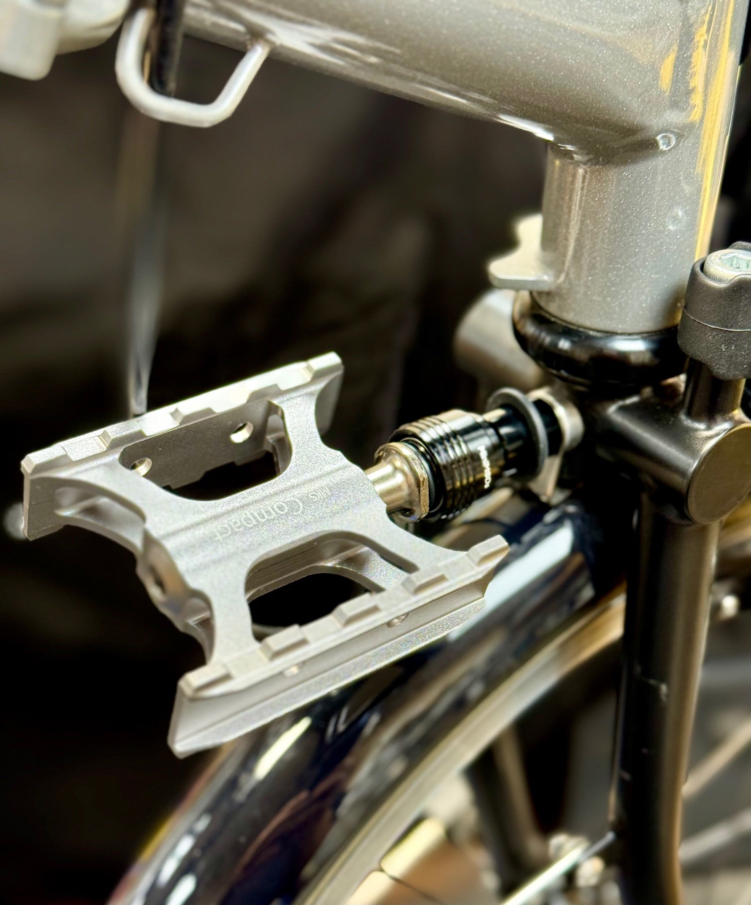 pedal holder Brompton MM Pedal Holder for MKS Ezy Detachable Pedals C and P Line – PortaPedal Bike
