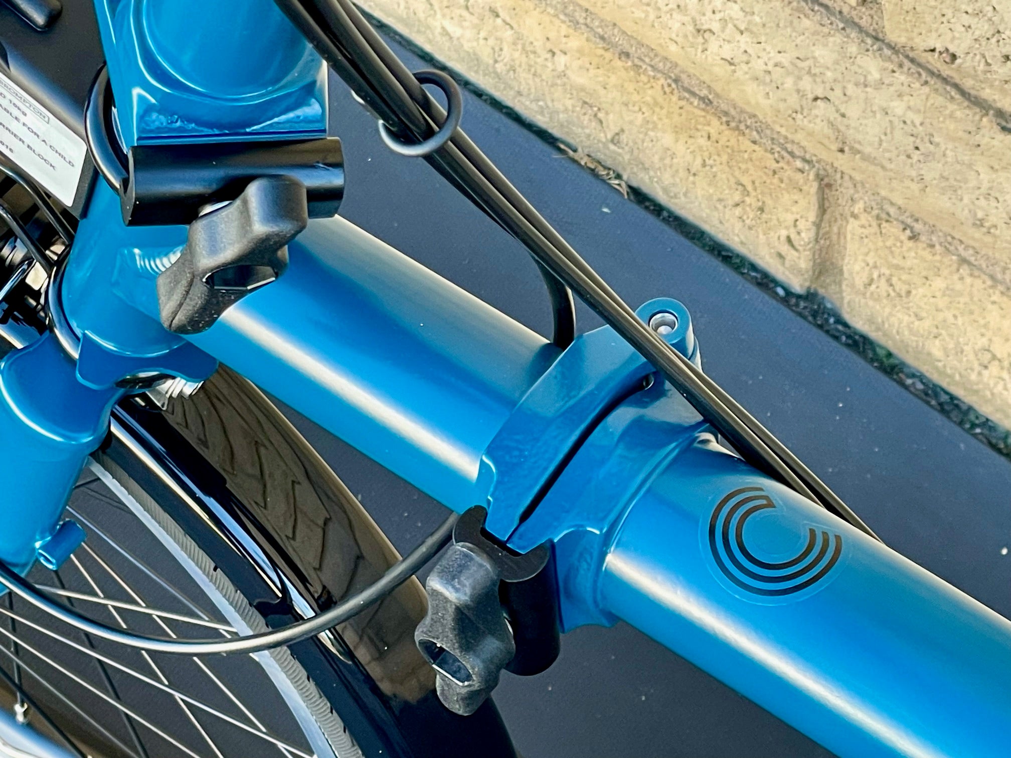 2024 Brompton C-Line Explore Mid-HB Ocean Blue (M6L) – PortaPedal Bike