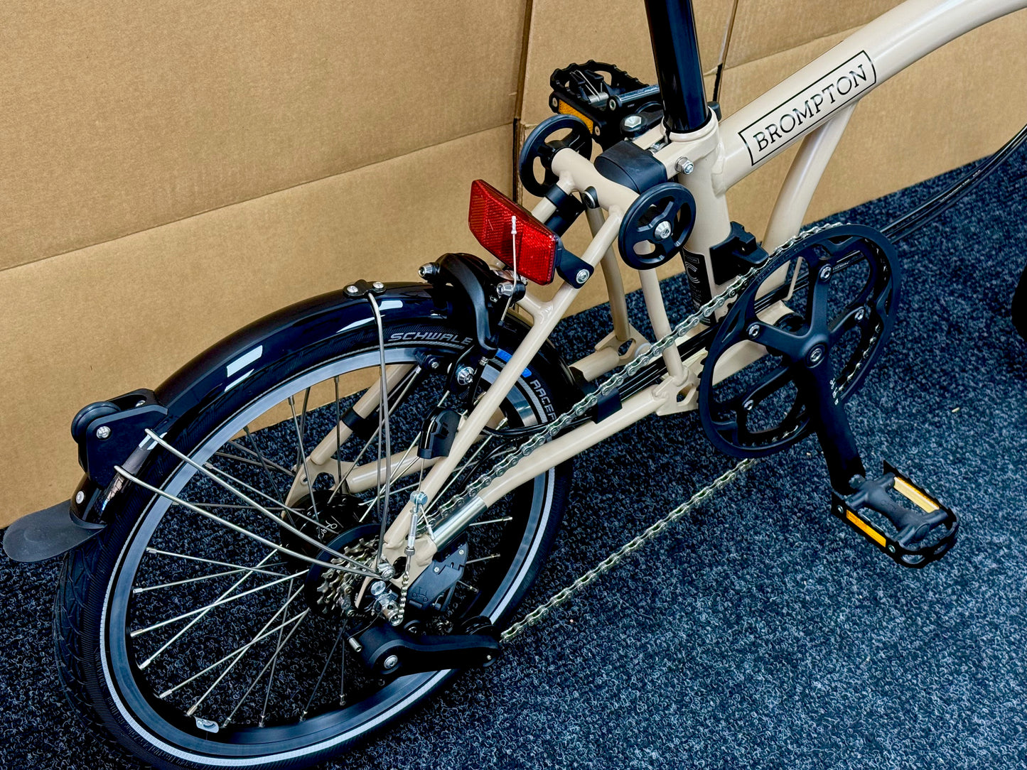 Brompton C Line 12-Speed High-HB Dune Sand