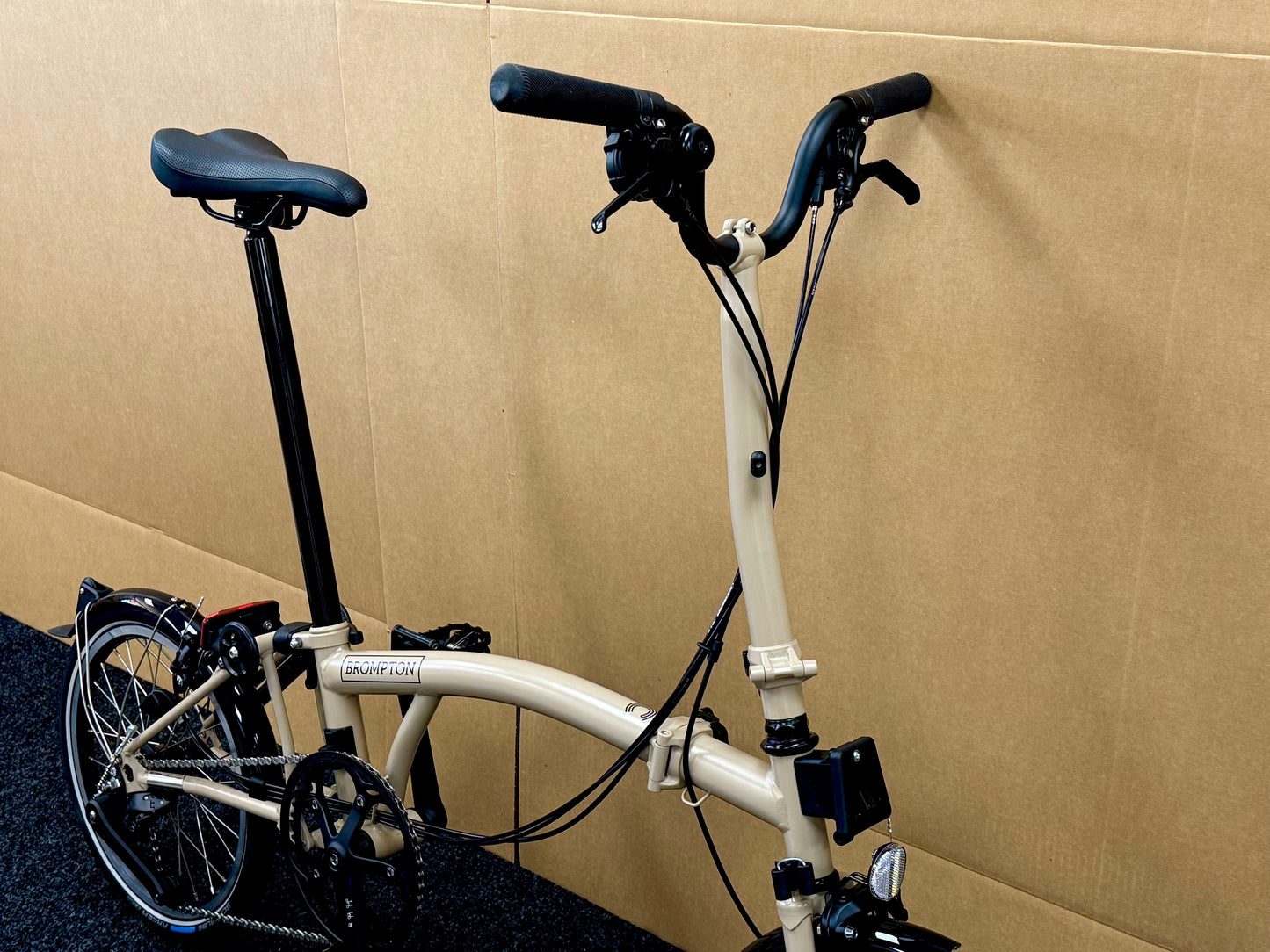 Brompton C Line 12-Speed High-HB Dune Sand