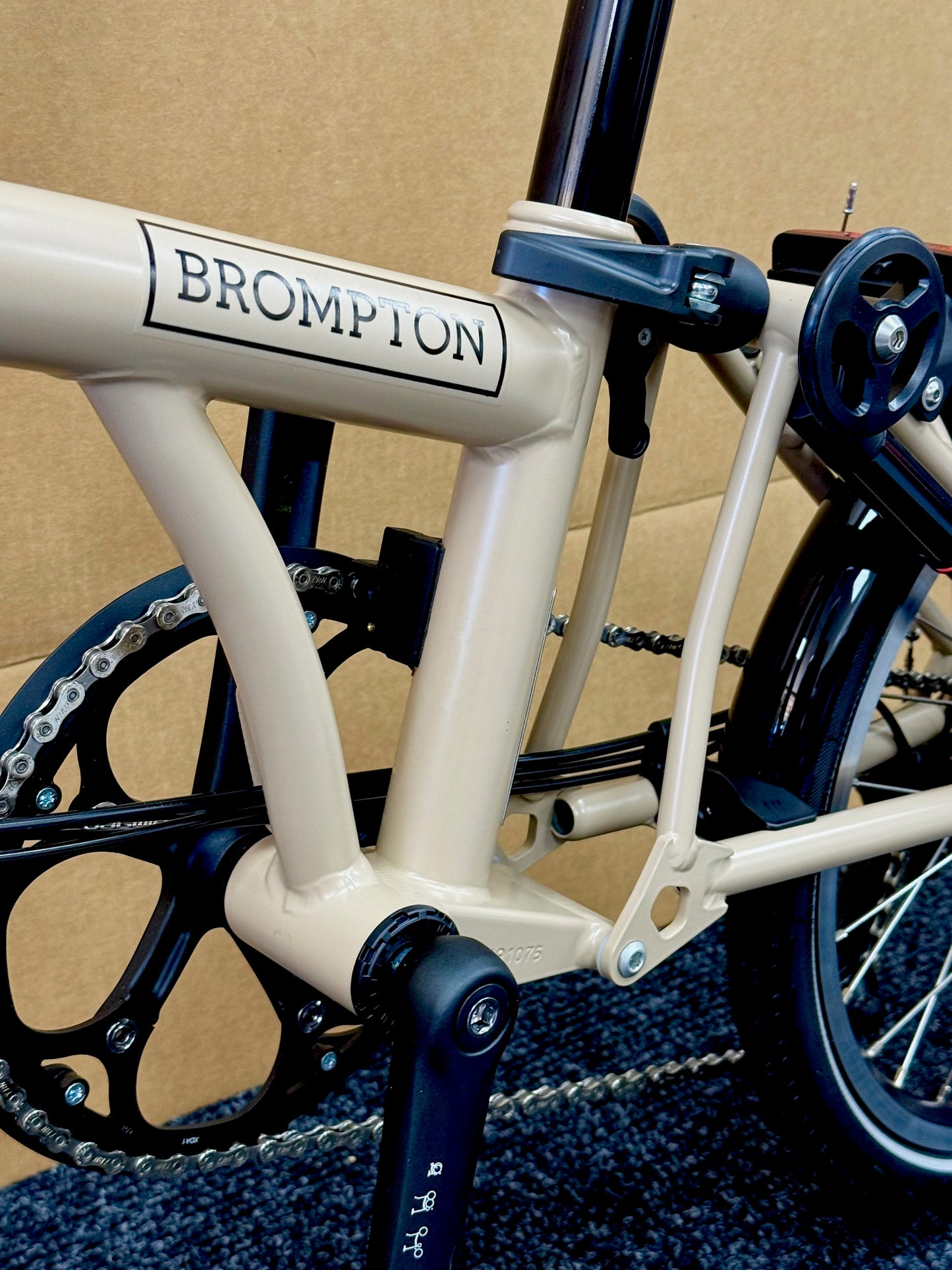 Brompton C Line 12-Speed High-HB Dune Sand