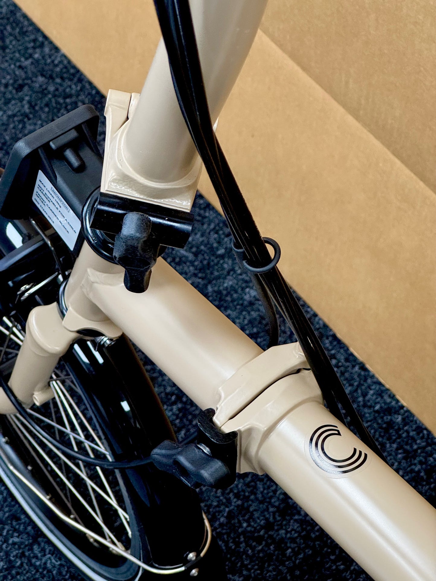 Brompton C Line 12-Speed High-HB Dune Sand