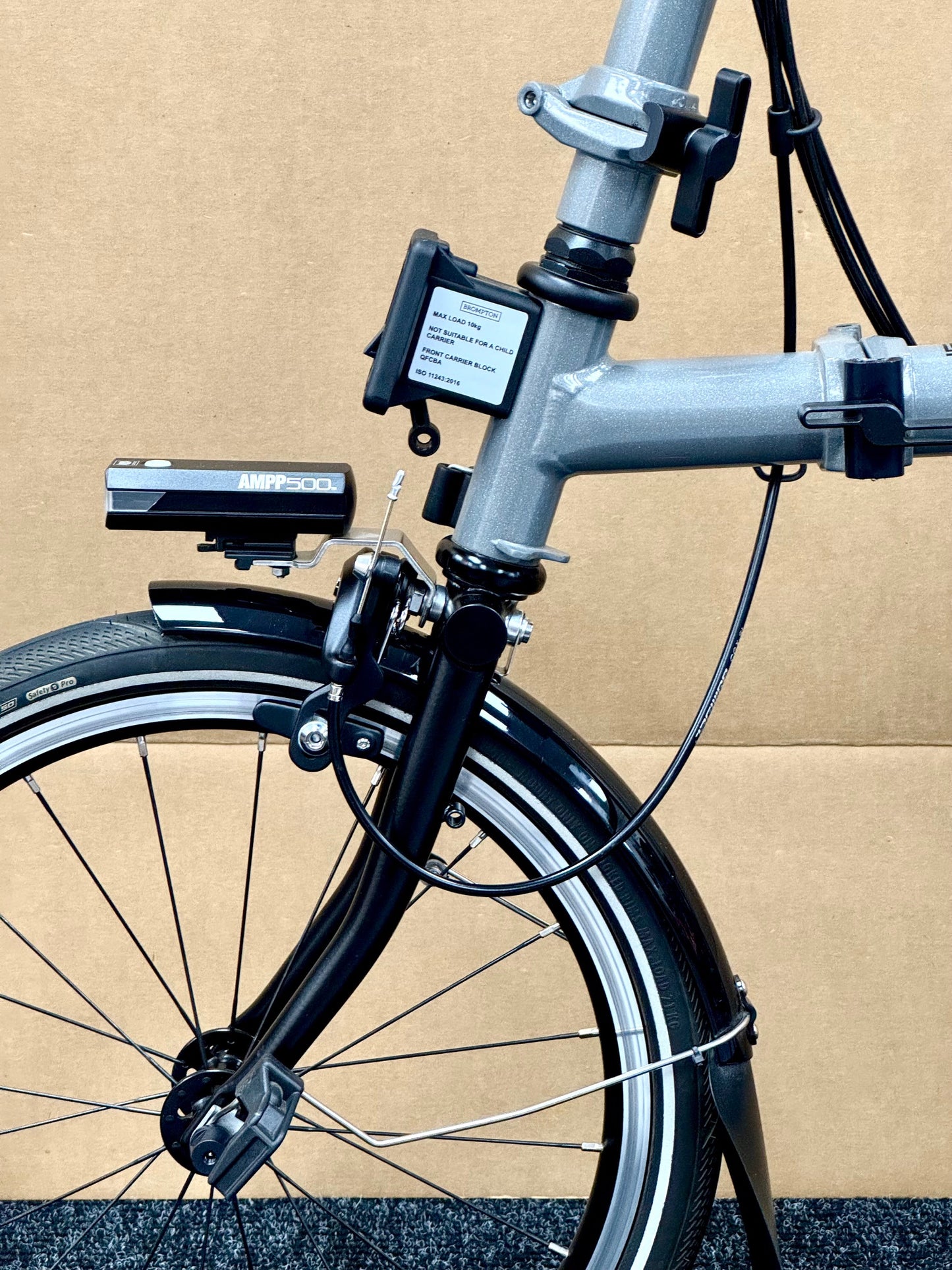 Brompton Pre-Owned P Line High-HB 12-Speed Metallic Grey
