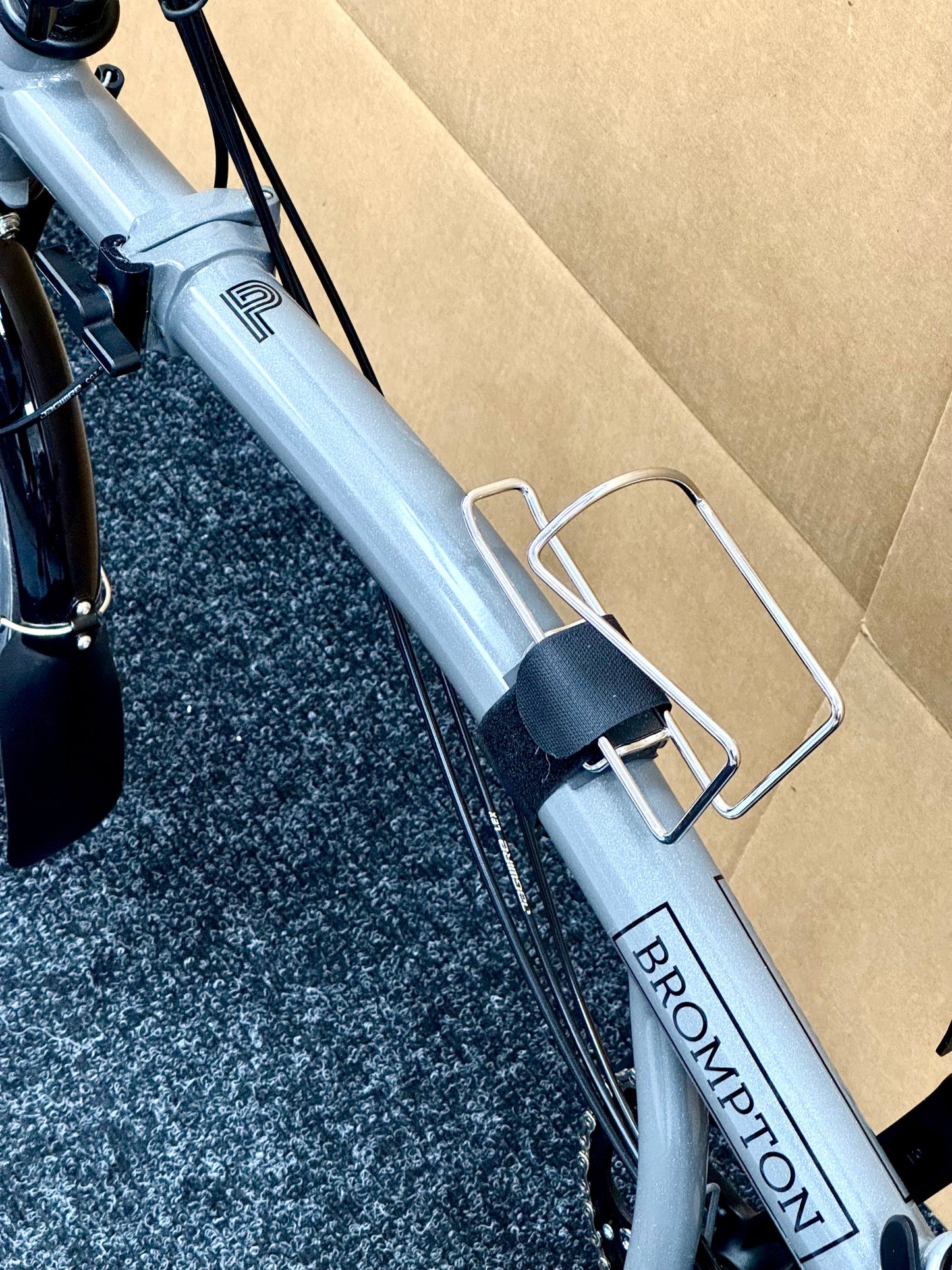Brompton Pre-Owned P Line High-HB 12-Speed Metallic Grey