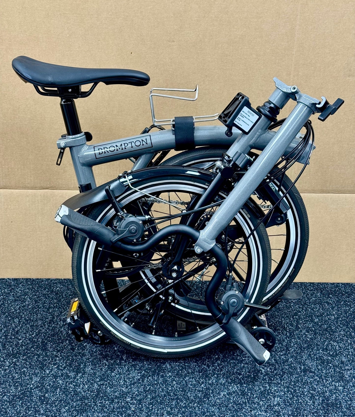 Brompton Pre-Owned P Line High-HB 12-Speed Metallic Grey