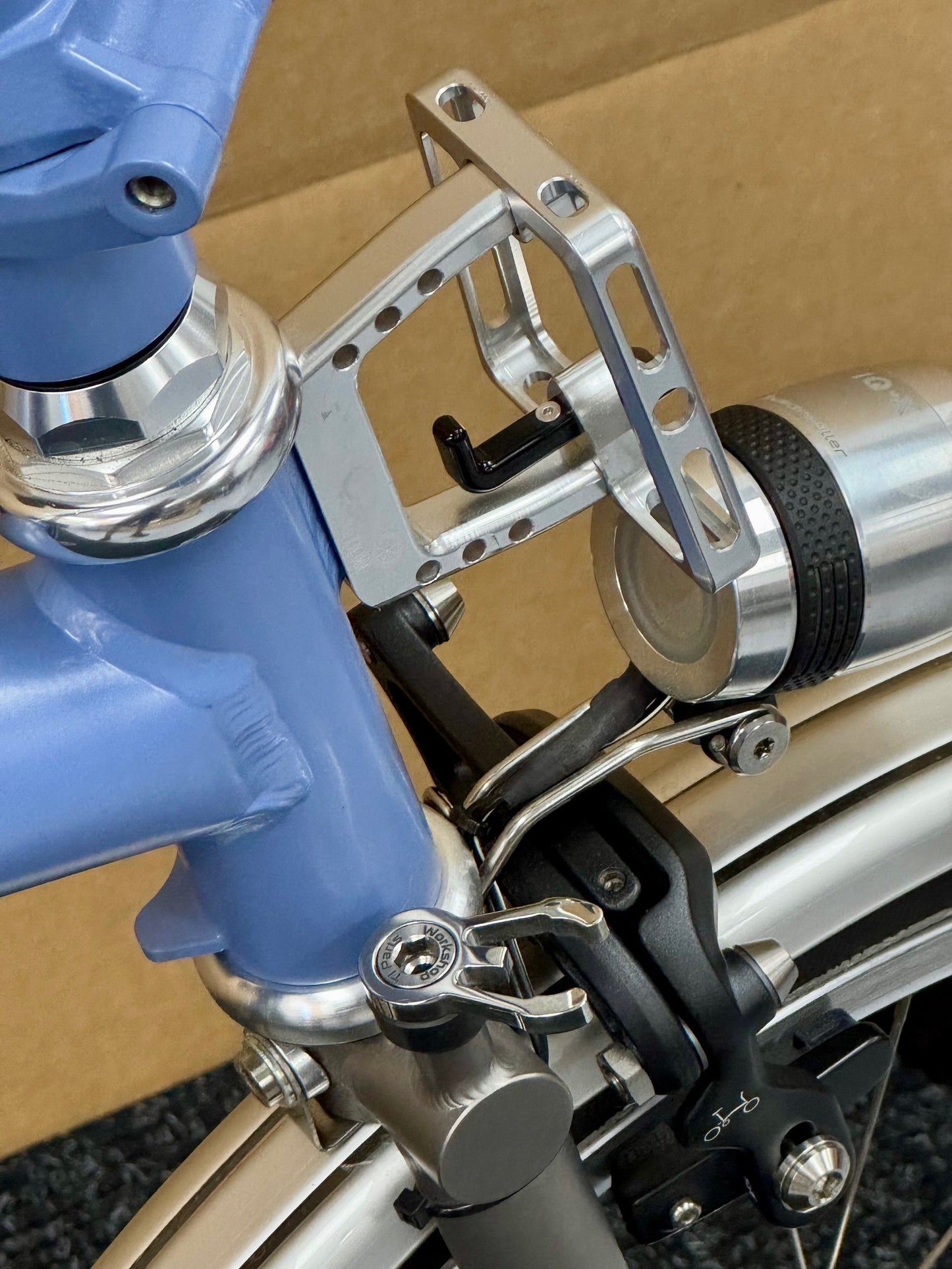 Brompton Pre-Owned High-HB 2-Speed Cloud Blue Superlight