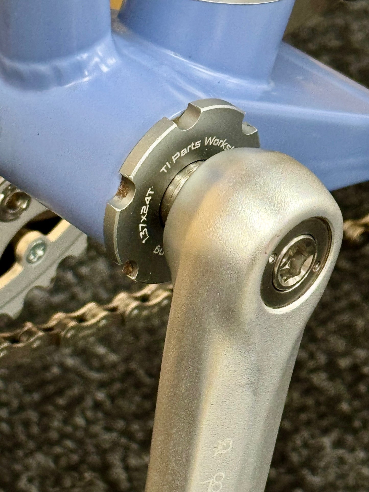 Brompton Pre-Owned High-HB 2-Speed Cloud Blue Superlight