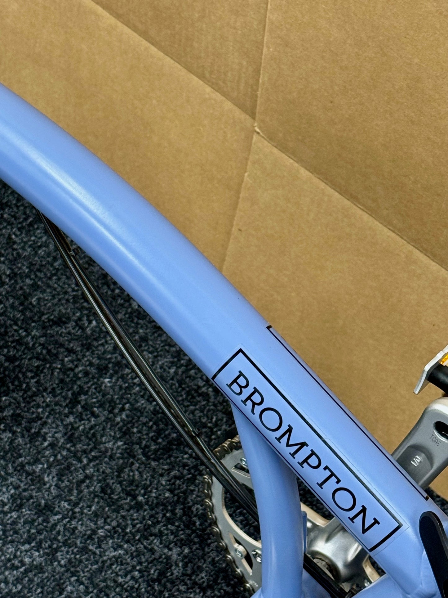 Brompton Pre-Owned High-HB 2-Speed Cloud Blue Superlight