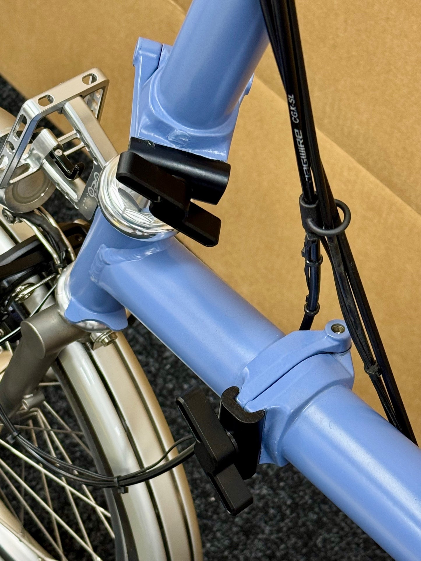 Brompton Pre-Owned High-HB 2-Speed Cloud Blue Superlight