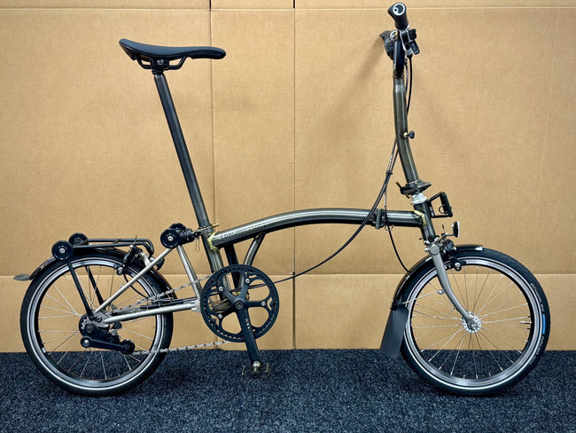 Brompton Pre-Owned Mid-HB 2-Speed Raw Lacquer Superlight
