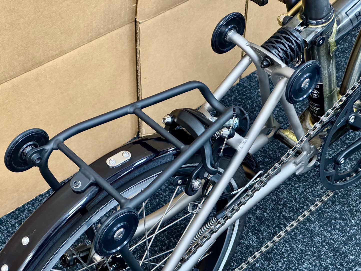 Brompton Pre-Owned Mid-HB 2-Speed Raw Lacquer Superlight