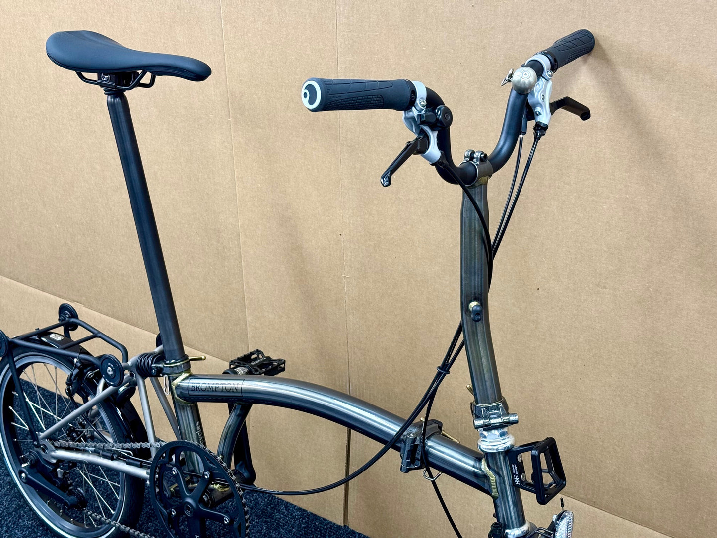 Brompton Pre-Owned Mid-HB 2-Speed Raw Lacquer Superlight