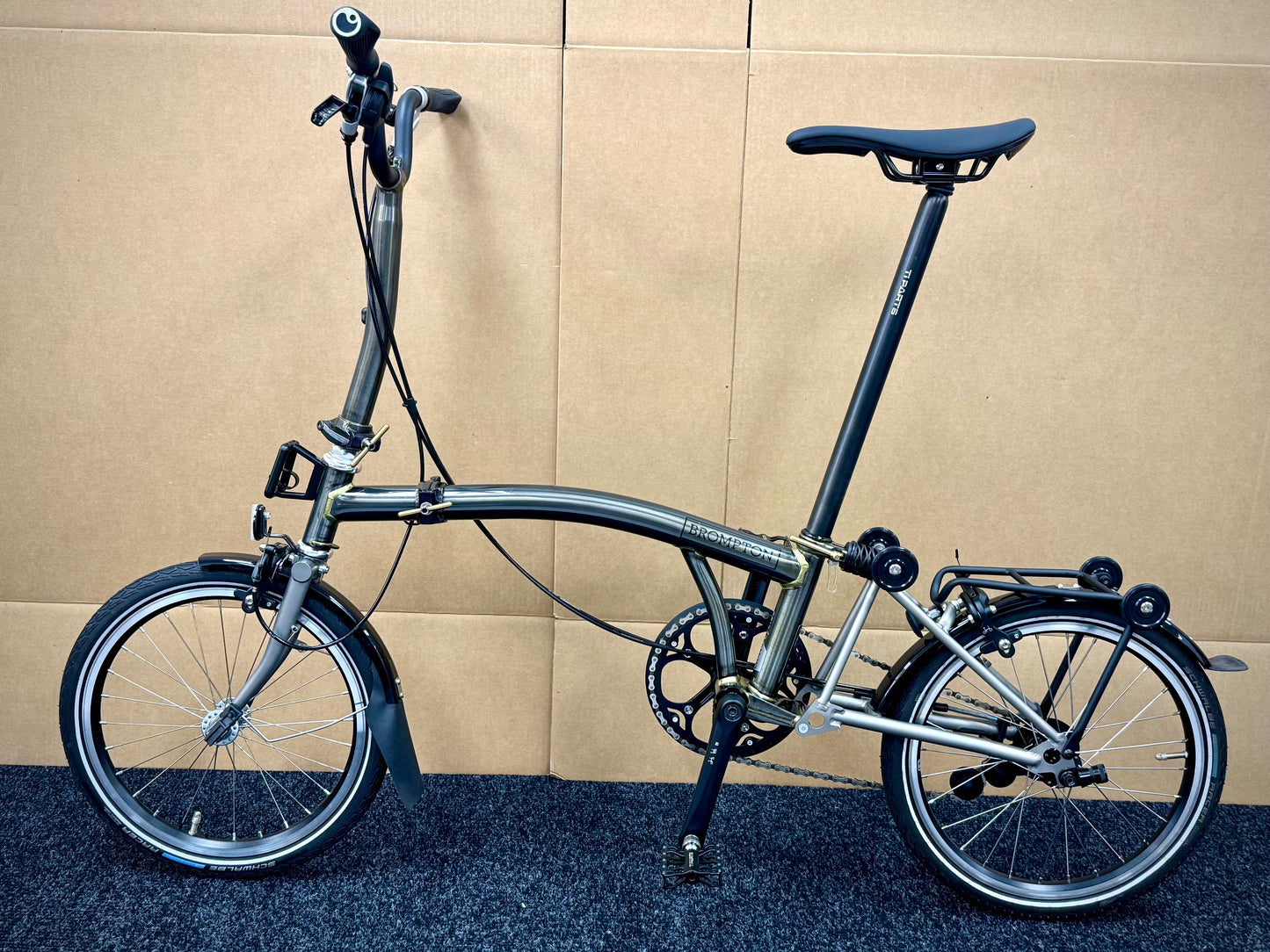 Brompton Pre-Owned Mid-HB 2-Speed Raw Lacquer Superlight