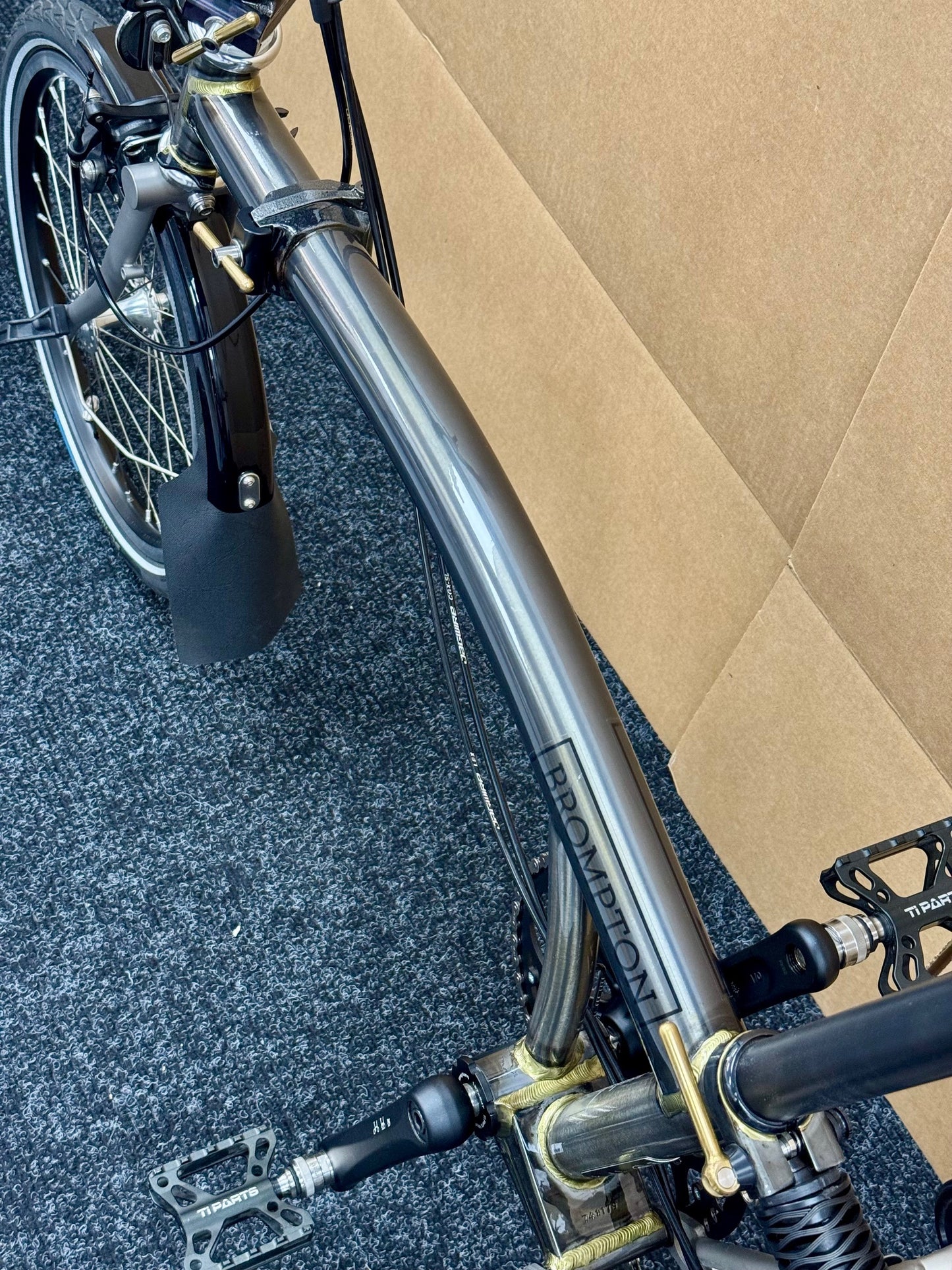 Brompton Pre-Owned Mid-HB 2-Speed Raw Lacquer Superlight