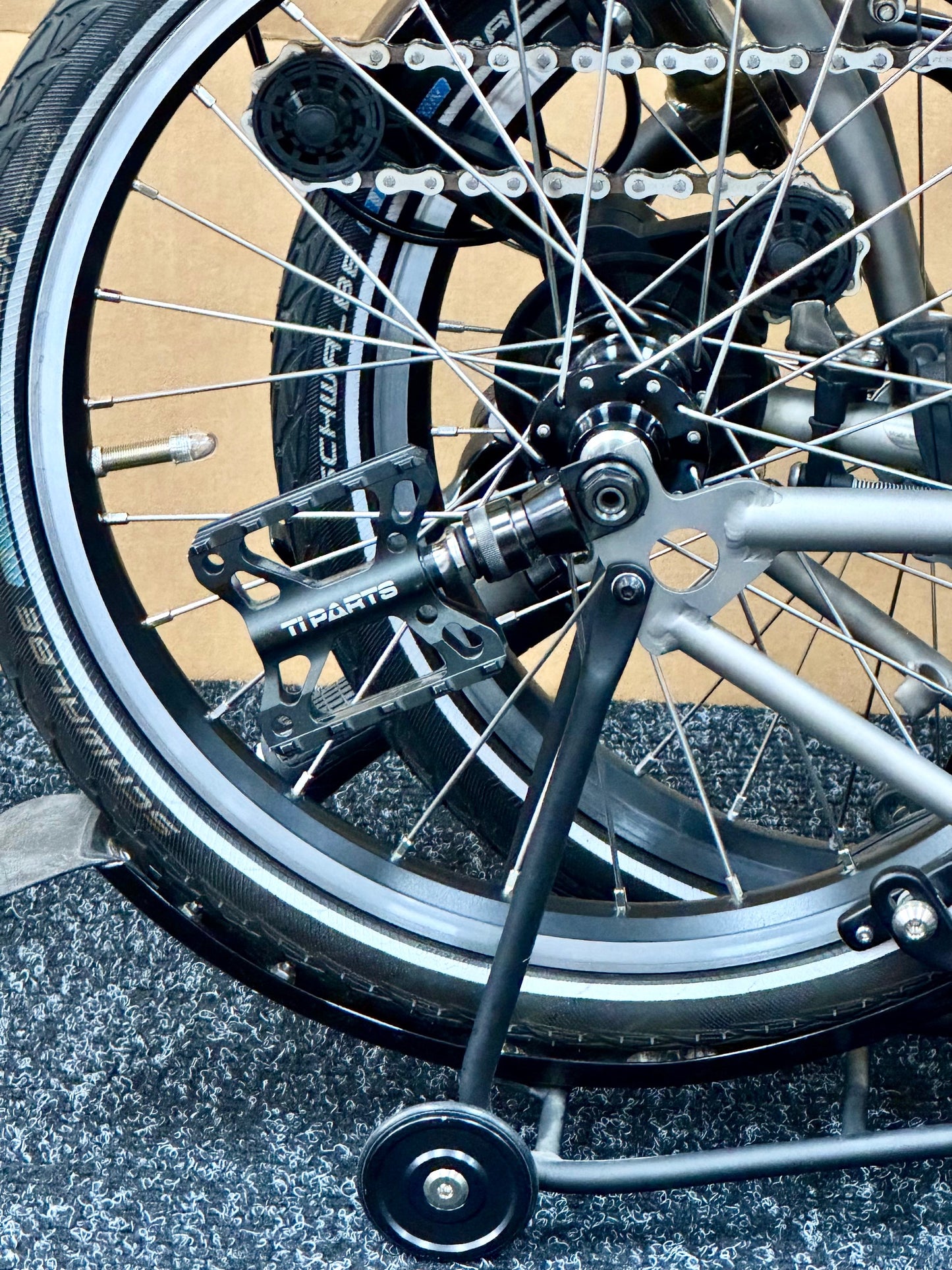 Brompton Pre-Owned Mid-HB 2-Speed Raw Lacquer Superlight
