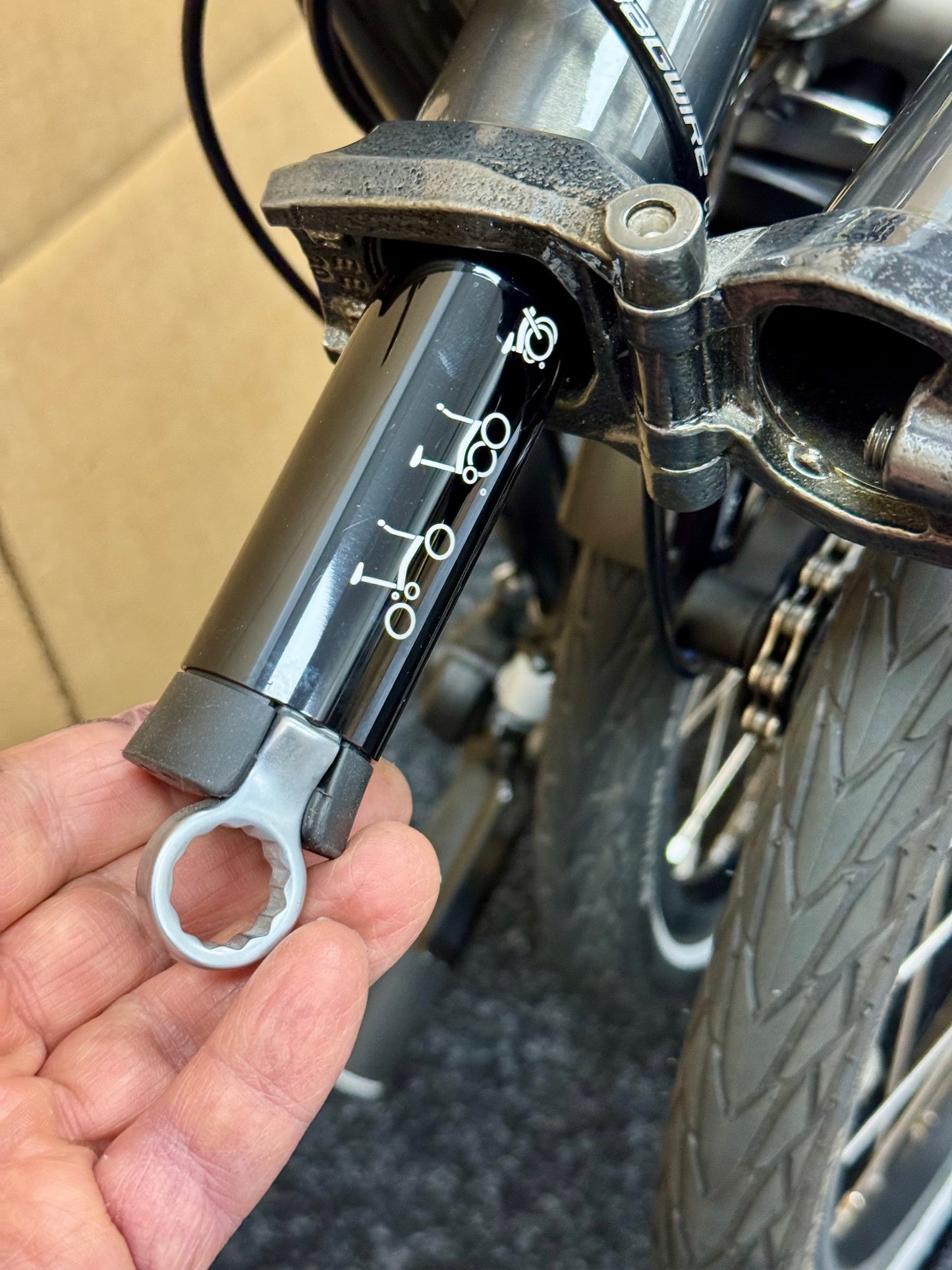 Brompton Pre-Owned Mid-HB 2-Speed Raw Lacquer Superlight