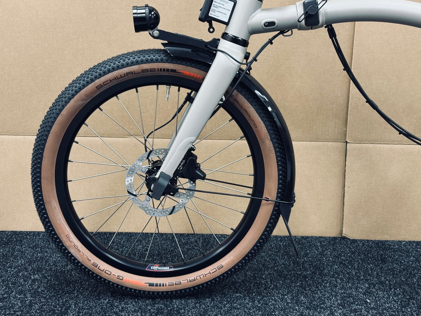 Brompton Venture G Line Alfine 11-Speed Trail Dust White Medium