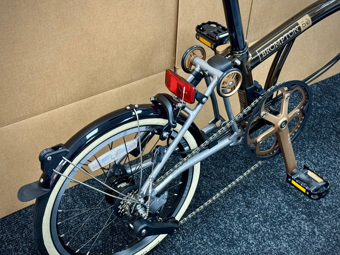 Brompton 1975 Anniversary Edition C Line 12-Speed Mid-HB