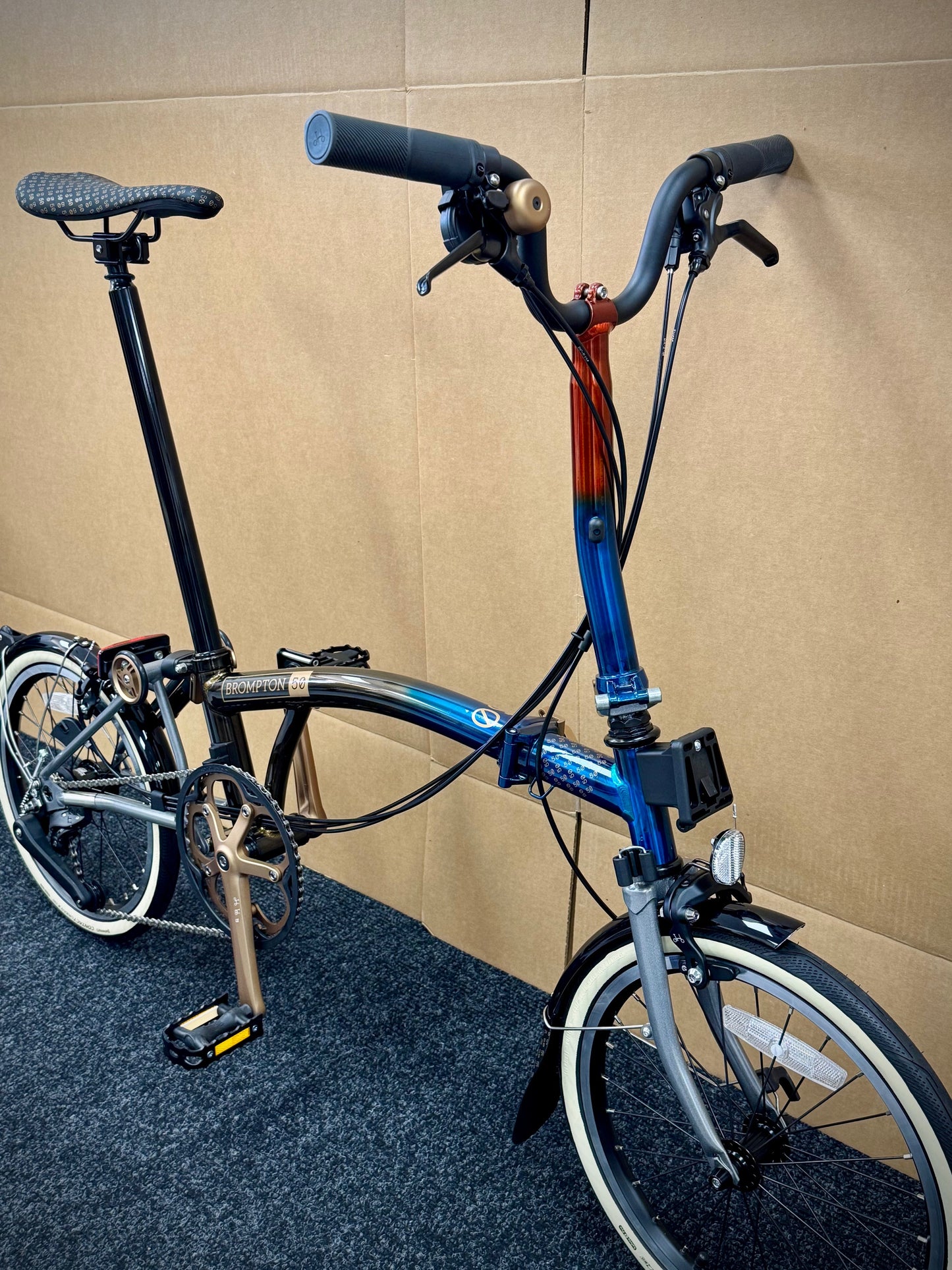 Brompton 1975 Anniversary Edition C Line 12-Speed Mid-HB