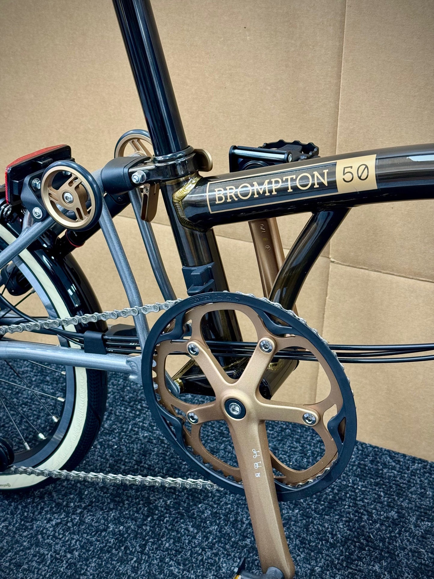 Brompton 1975 Anniversary Edition C Line 12-Speed Mid-HB
