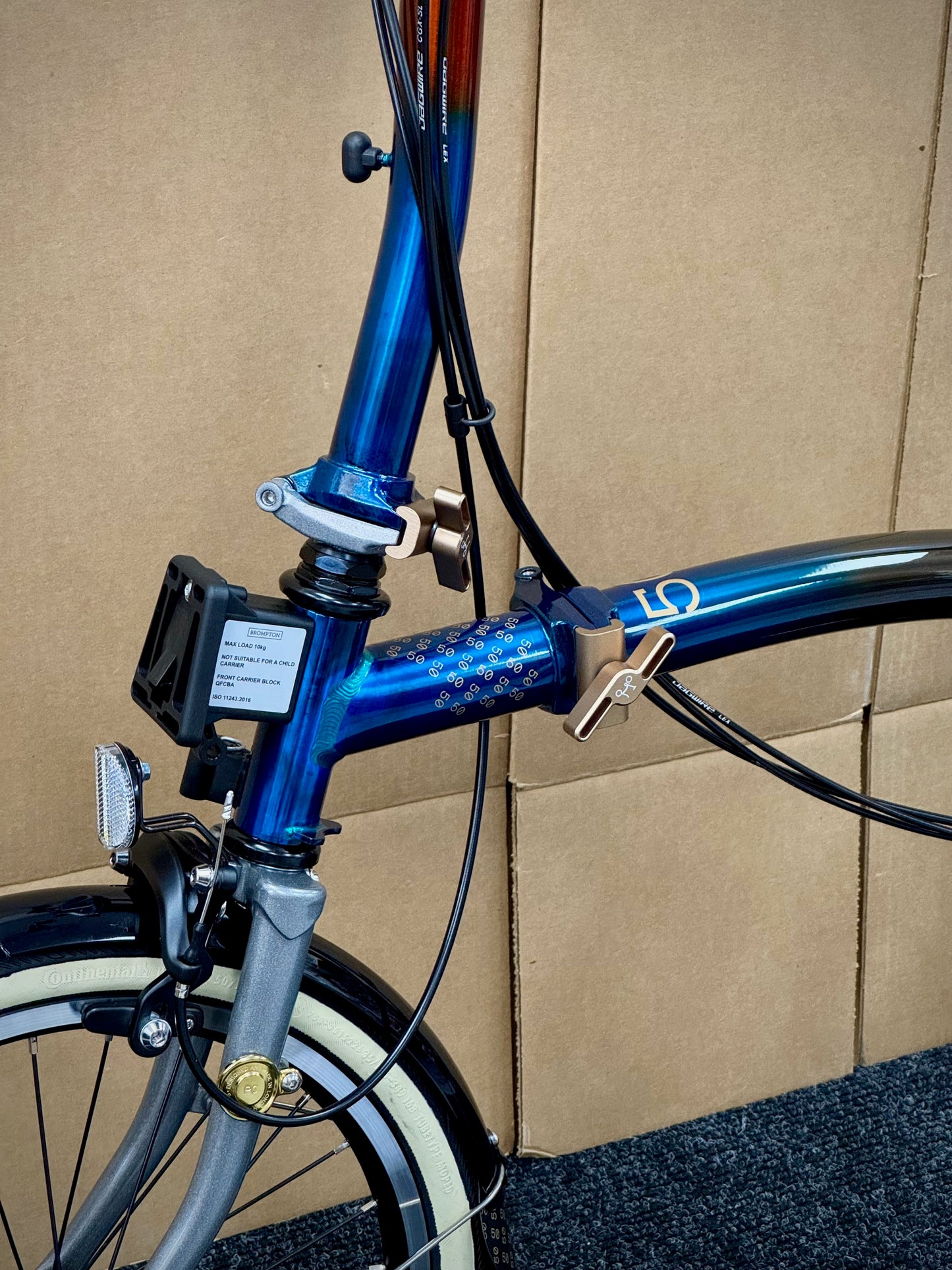 Brompton 1975 Anniversary Edition C Line 12-Speed Mid-HB