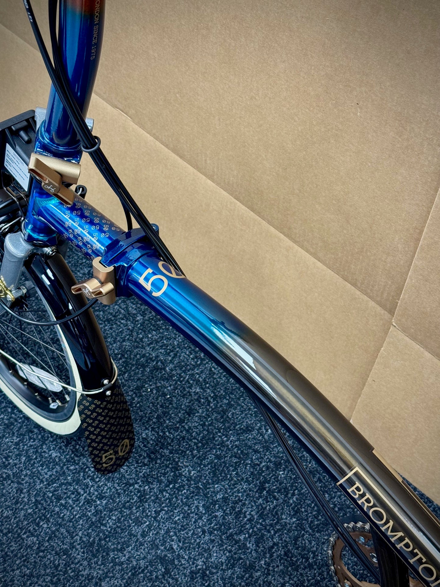 Brompton 1975 Anniversary Edition C Line 12-Speed Mid-HB